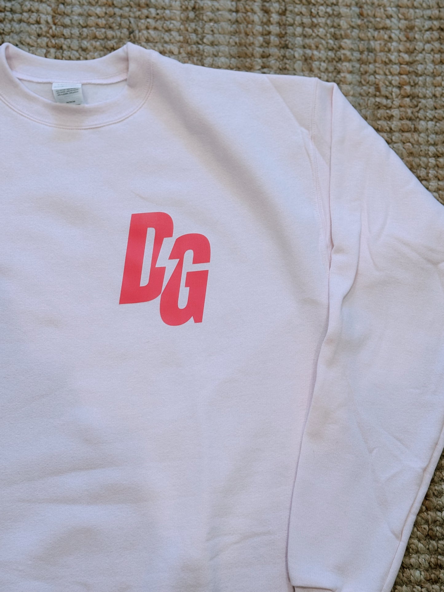 DG Pink Bolt Crewneck