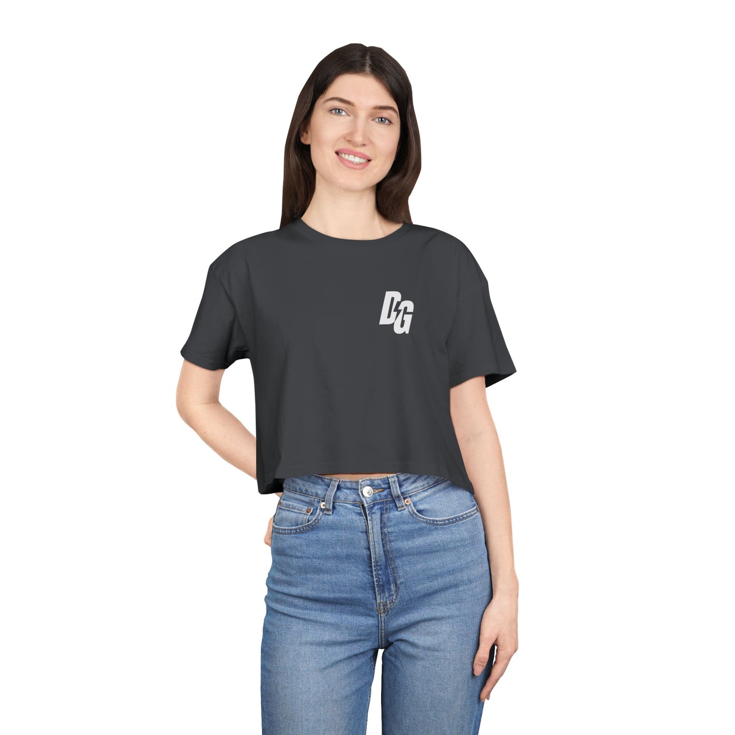Get In Loser - DESERT Cropped Tee