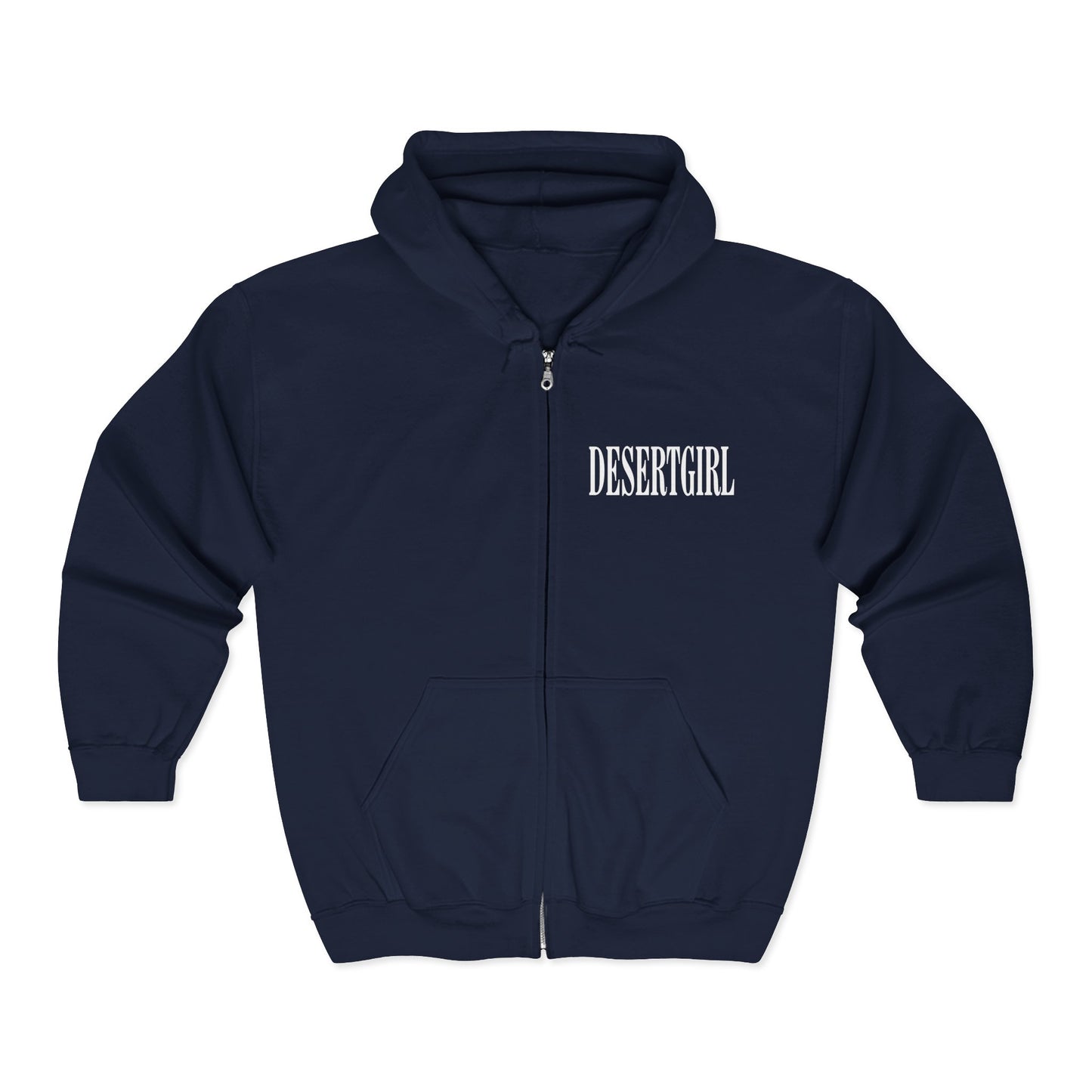 Checkerboard Badge Zip-Up Hoodie