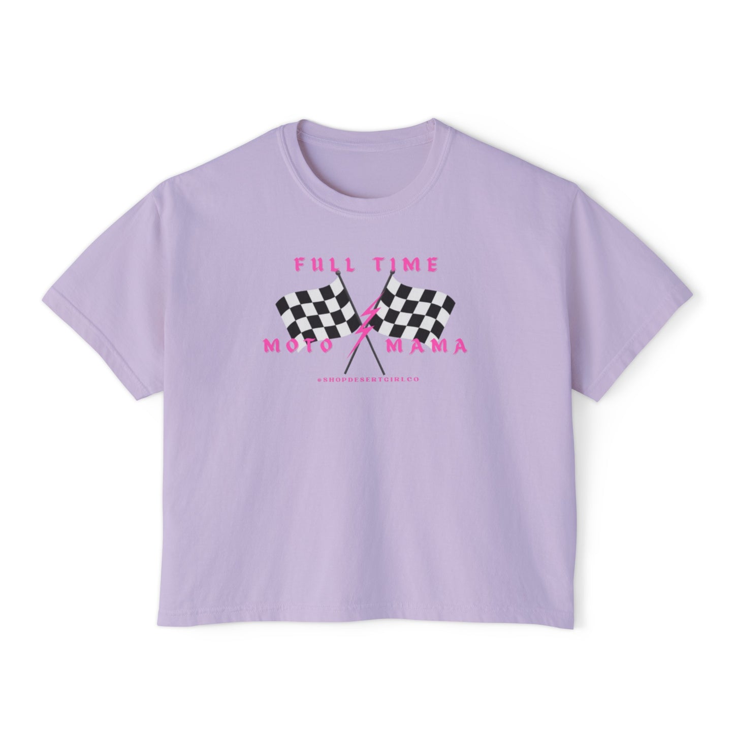 FULL TIME MOTO MAMA - BOXY TEE