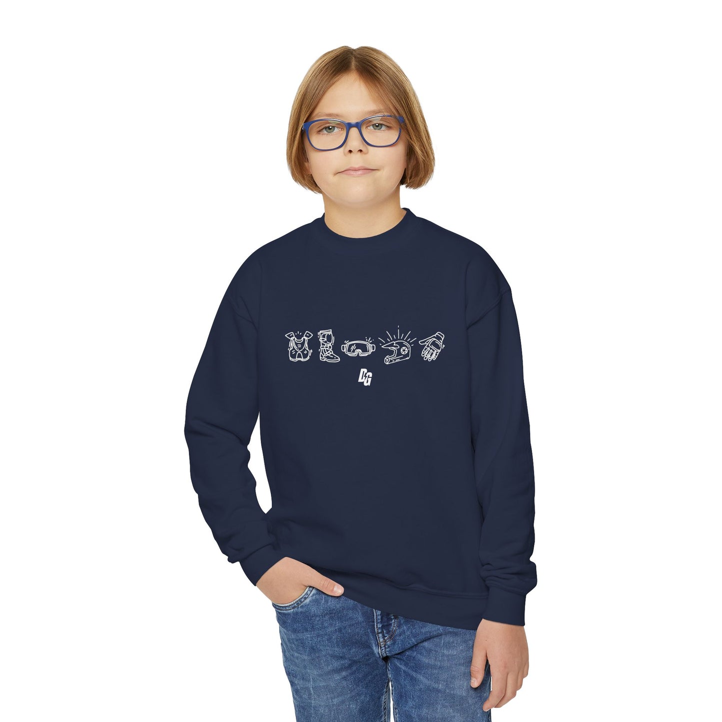 Moto Must-Haves Youth Crewneck