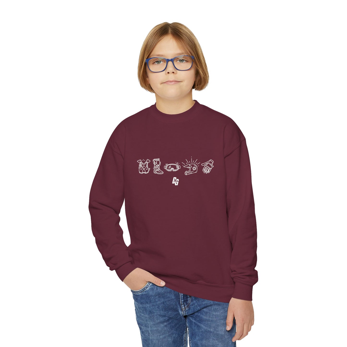 Moto Must-Haves Youth Crewneck