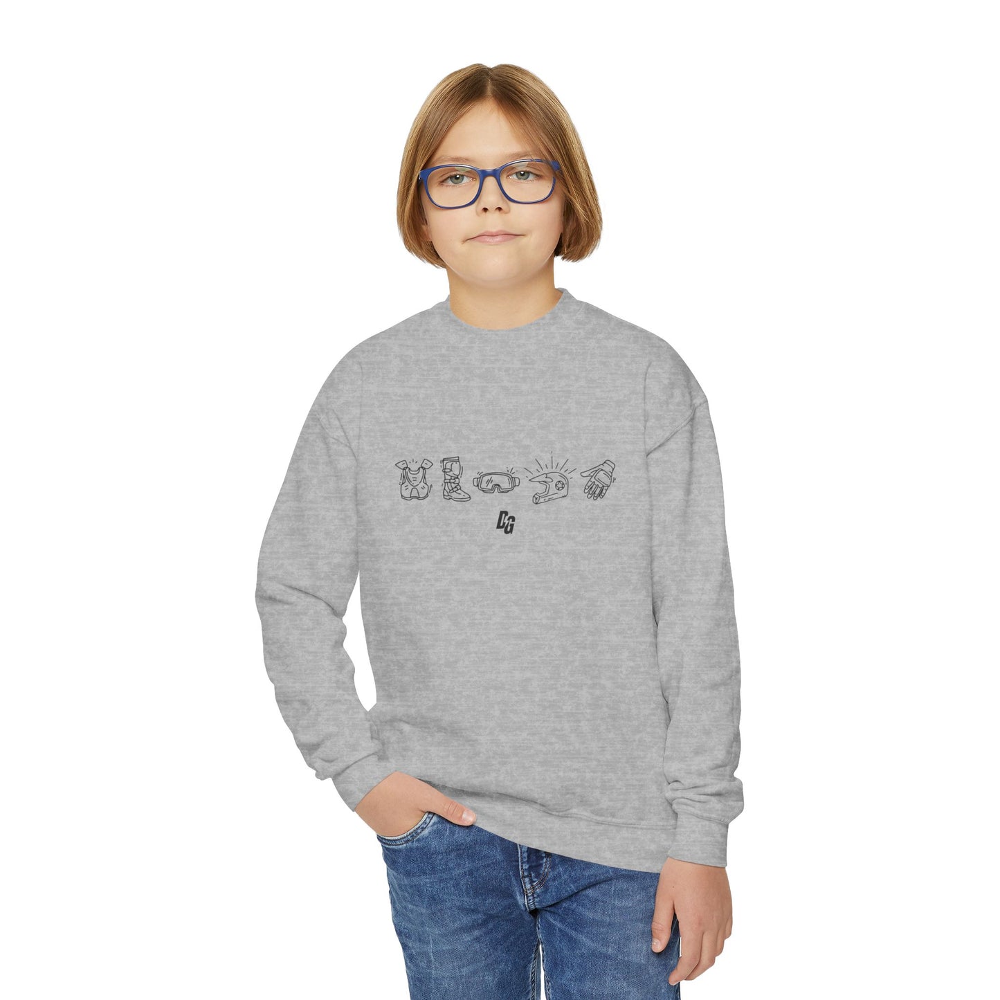 Moto Must-Haves Youth Crewneck
