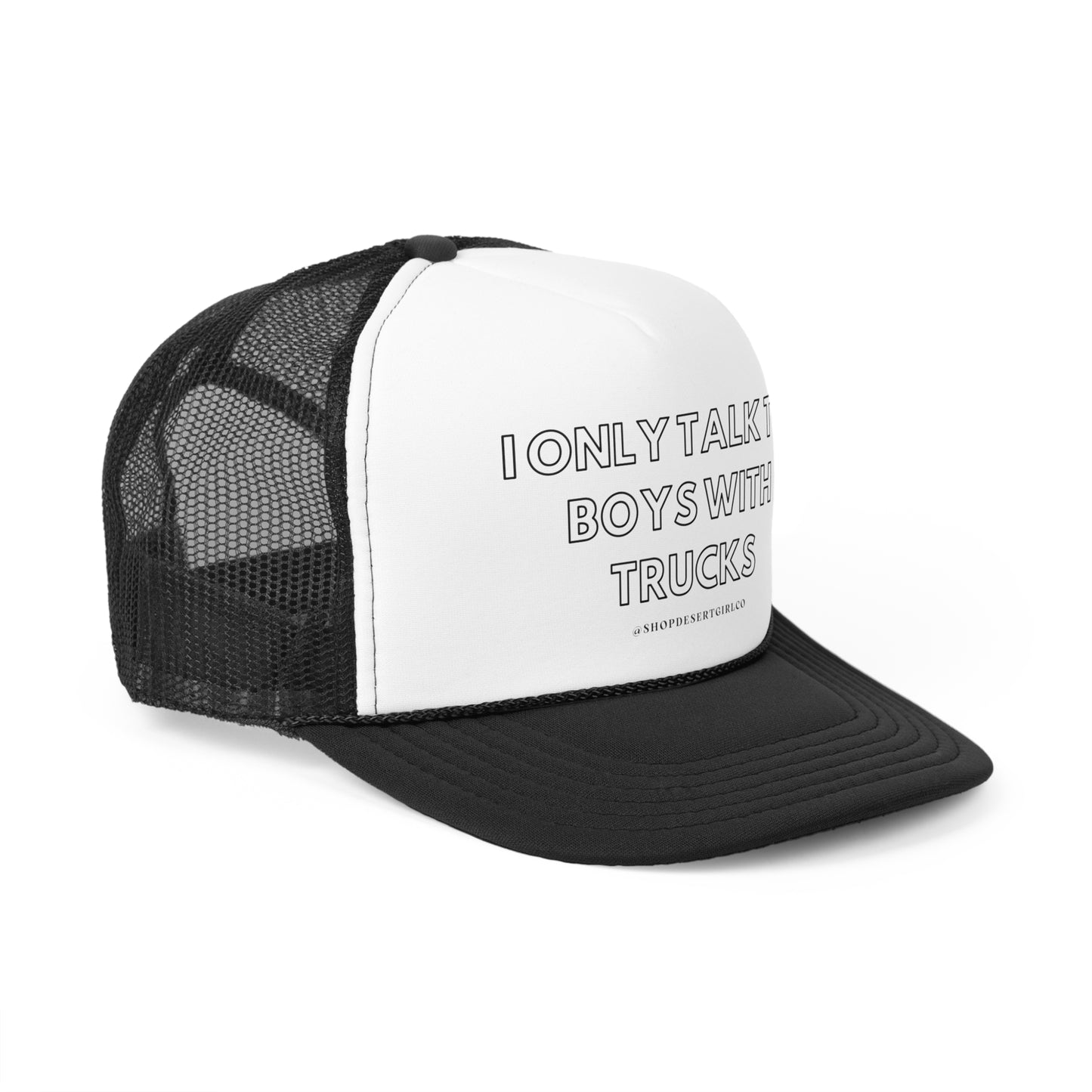TALK TO BOYS TRUCKER HAT - TRUCK