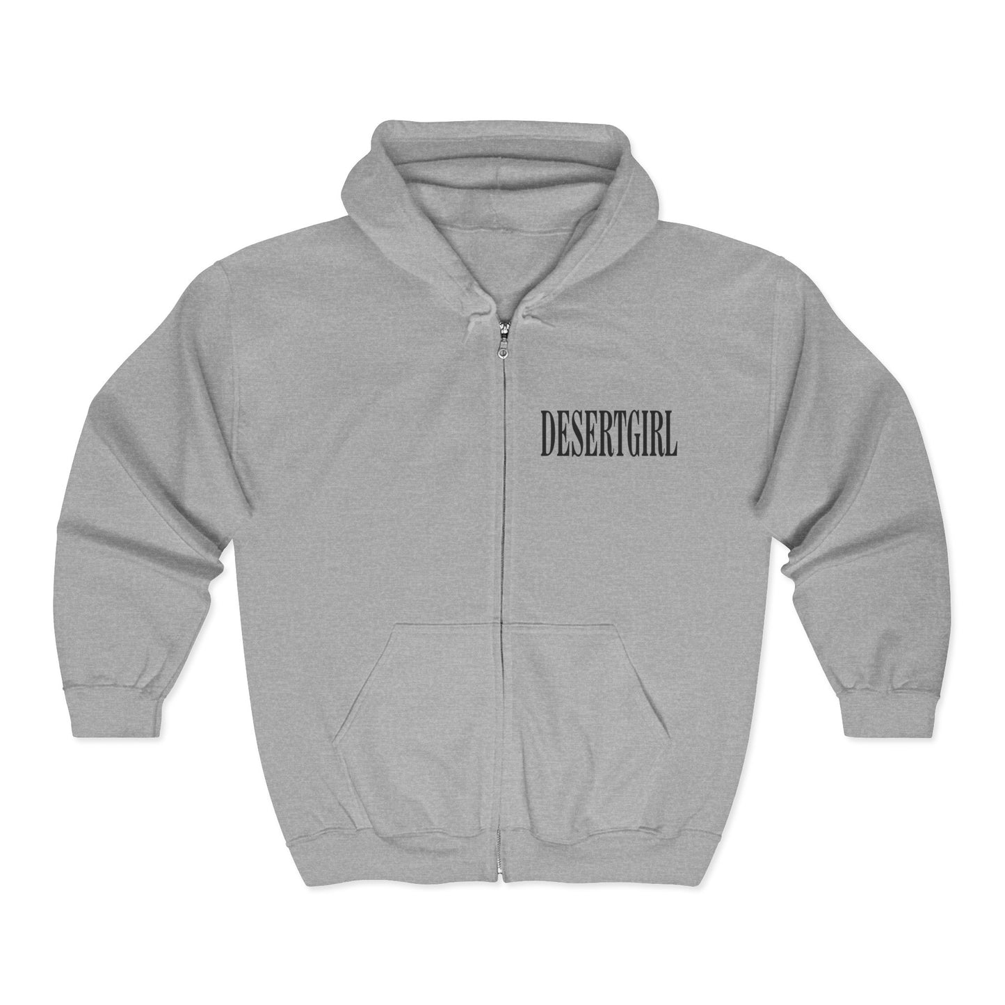 Checkerboard Badge Zip-Up Hoodie
