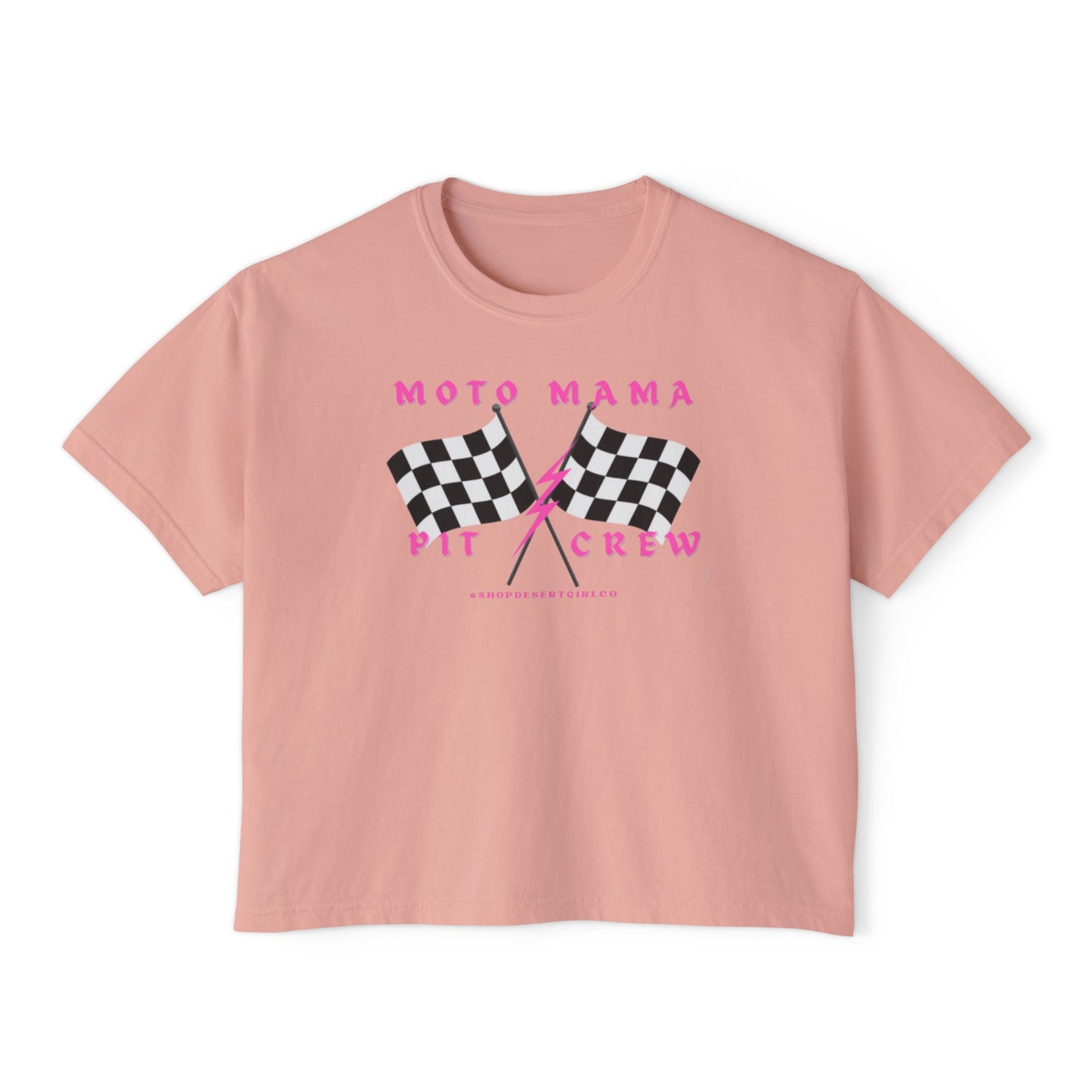 MOTO MAMA PIT CREW - BOXY TEE