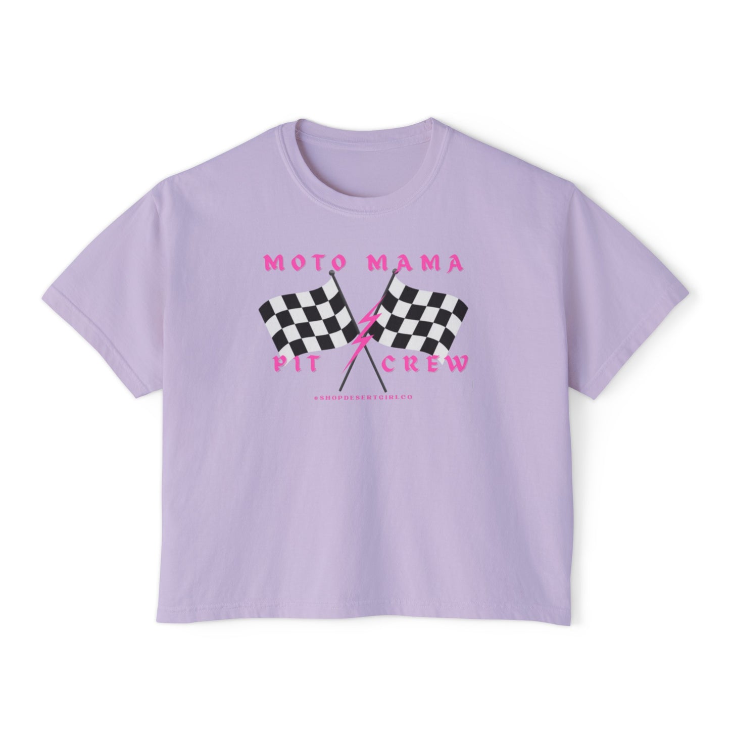 MOTO MAMA PIT CREW - BOXY TEE