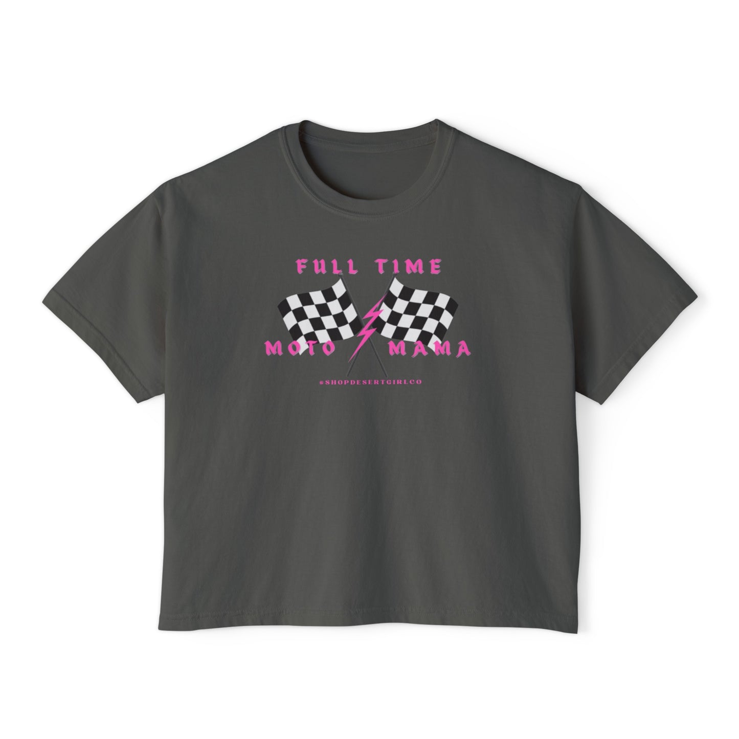 FULL TIME MOTO MAMA - BOXY TEE