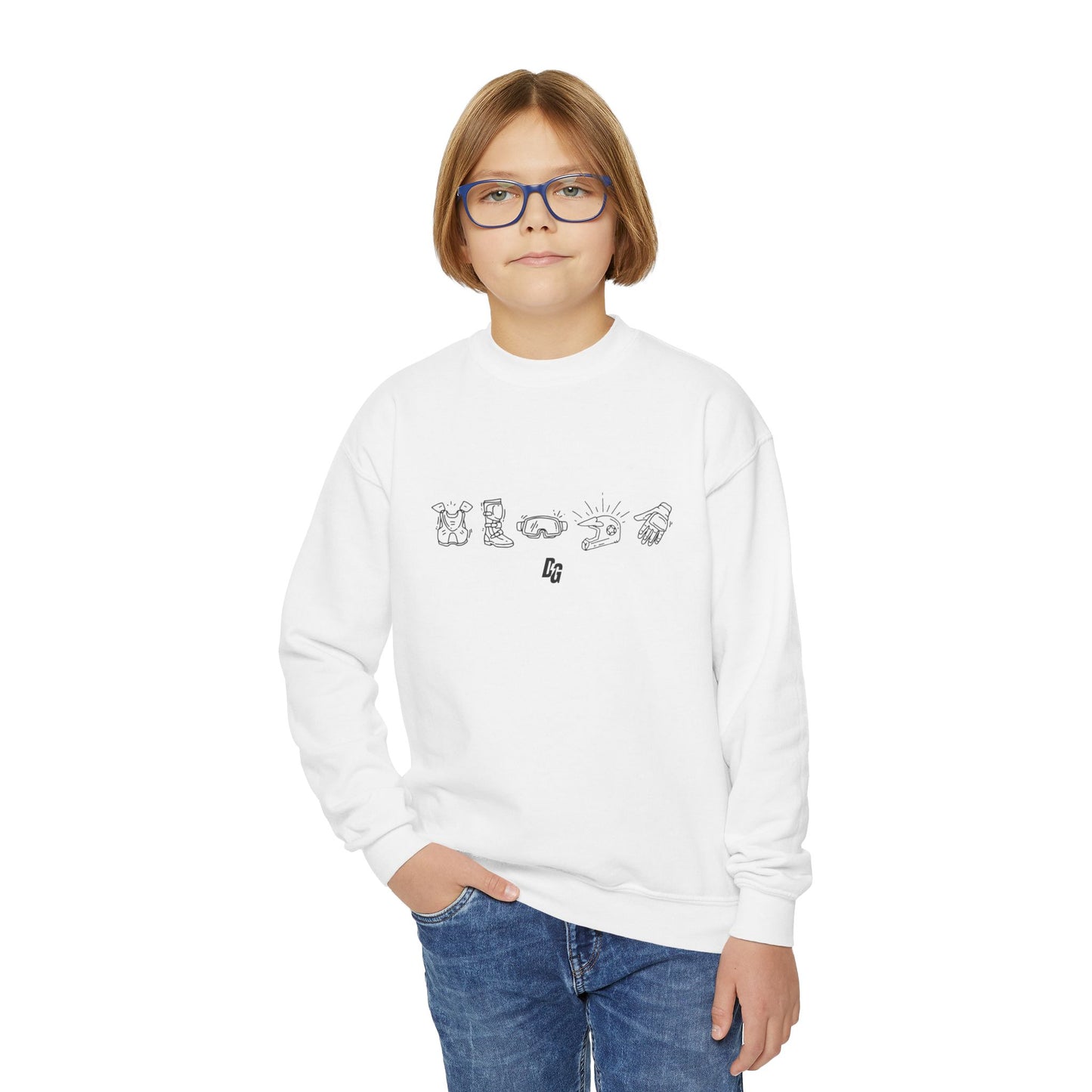 Moto Must-Haves Youth Crewneck