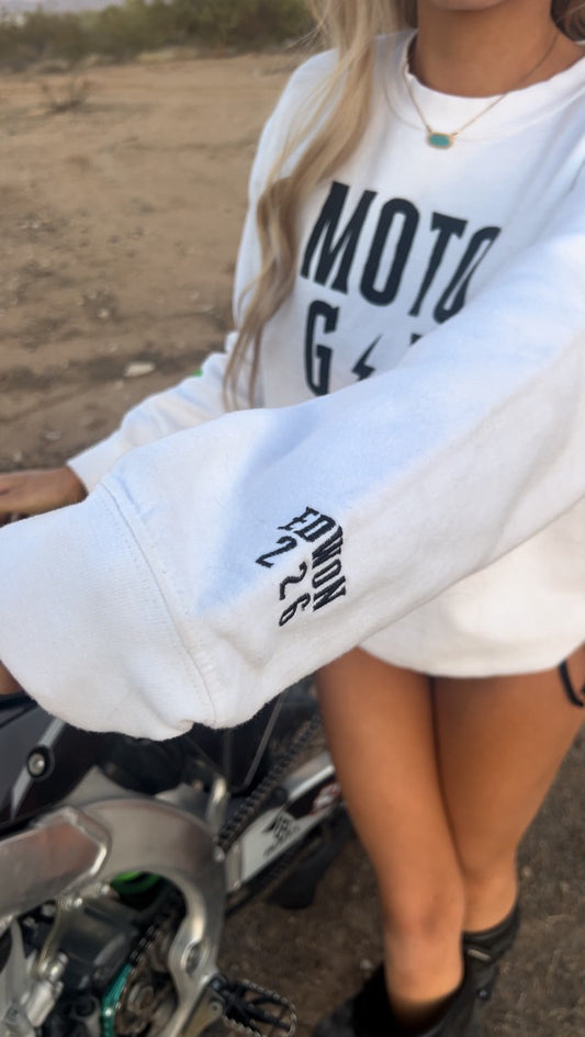 MOTO GF CREWNECK - CUSTOM