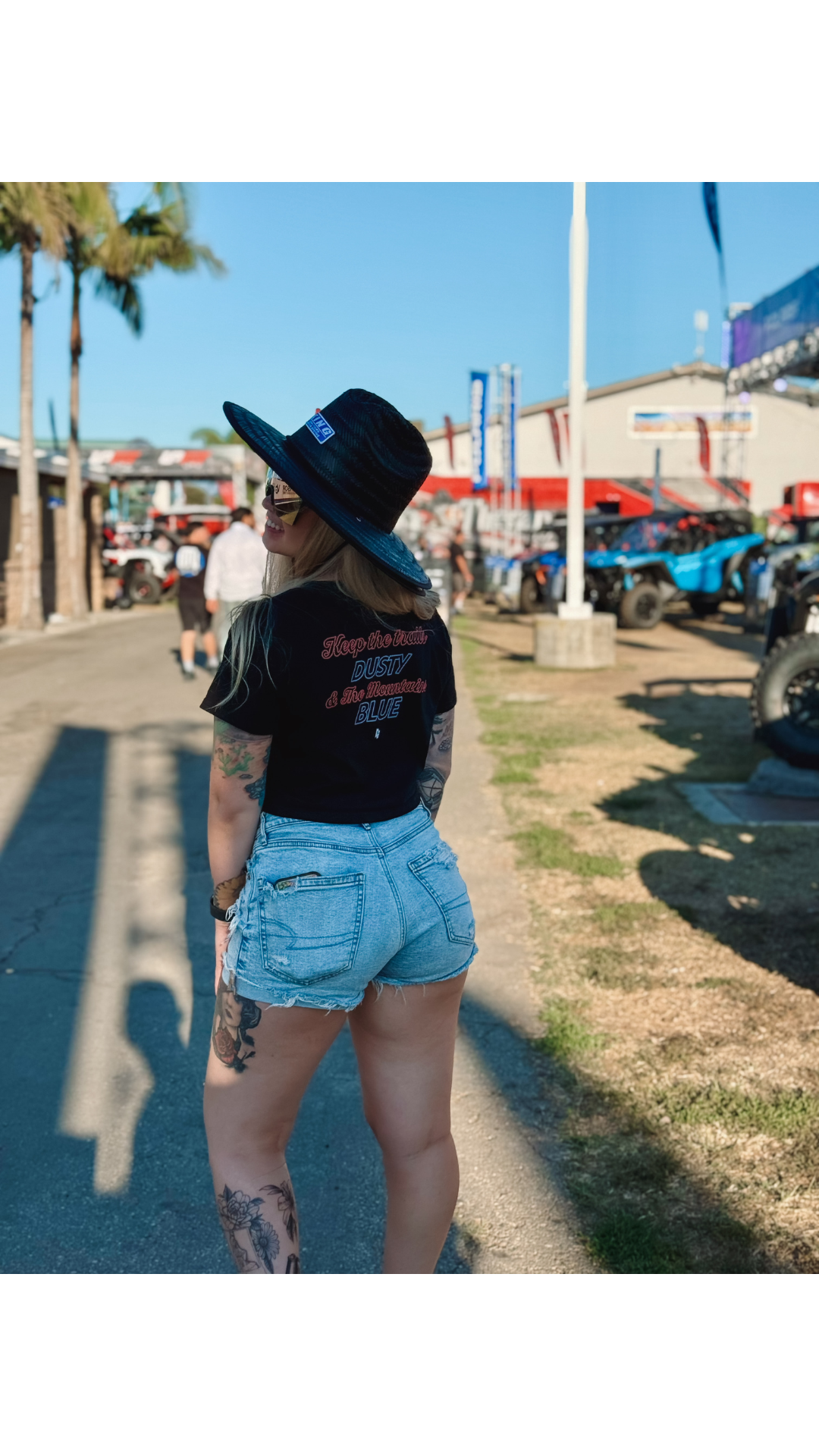 Blue Mountains Off-Road Collective Crop Tee