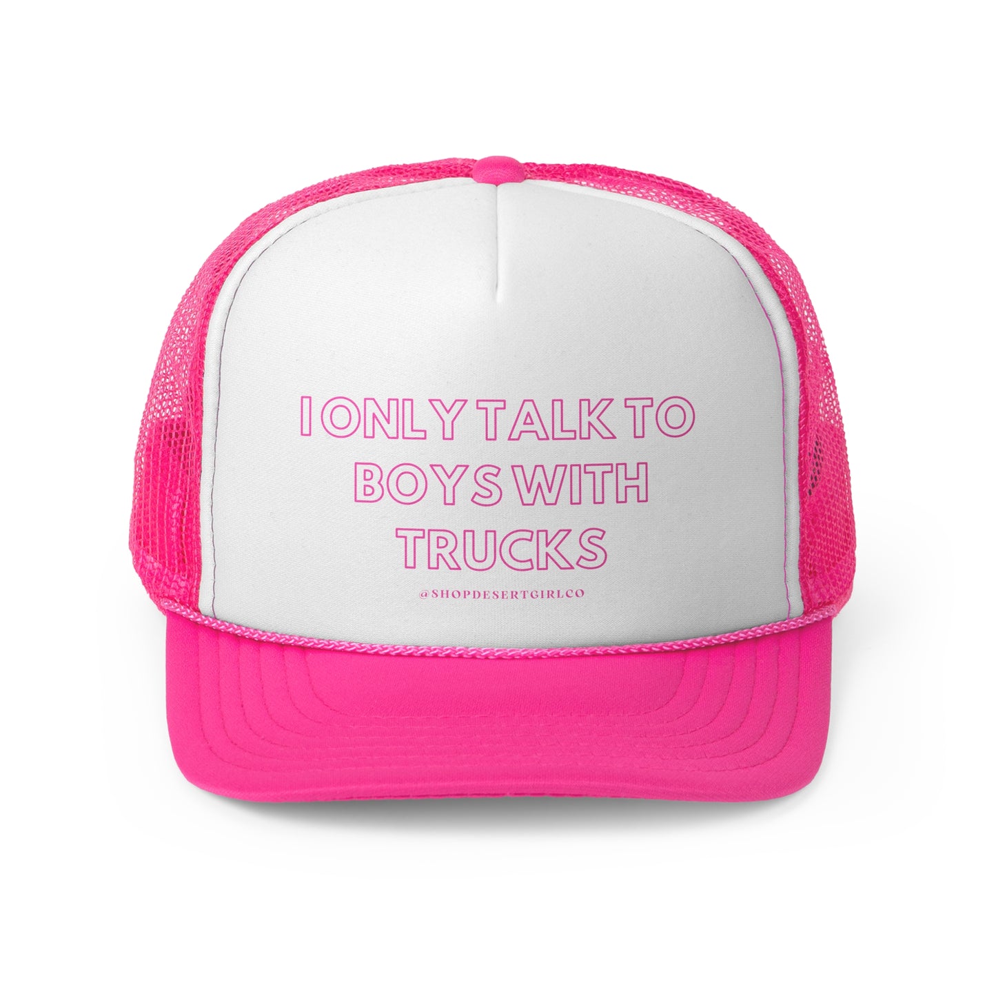 TALK TO BOYS TRUCKER HAT - TRUCK
