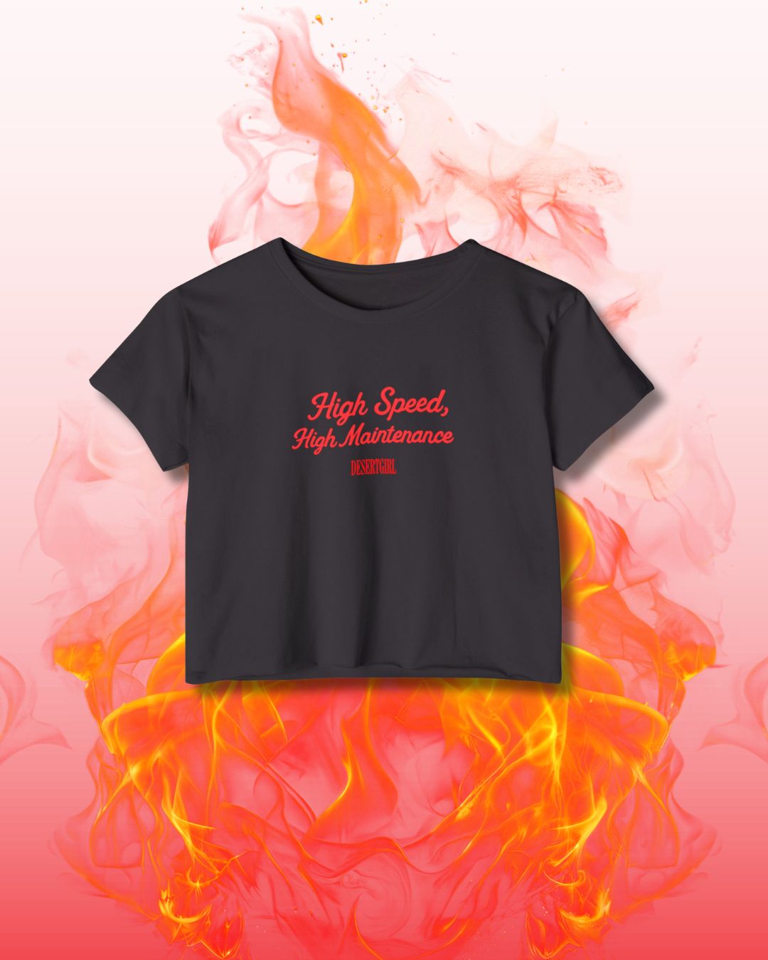 High Speed, High Maintenance Crop Tee