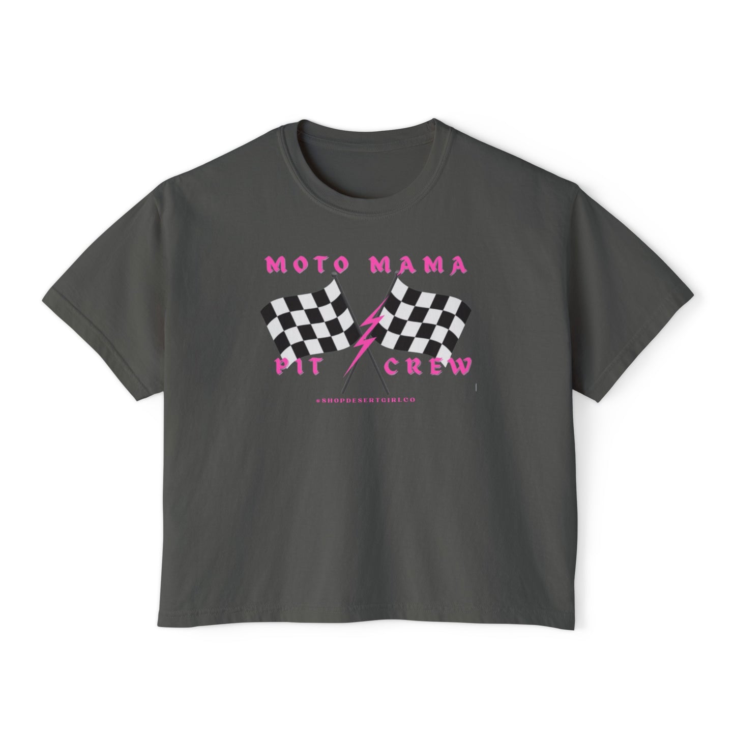 MOTO MAMA PIT CREW - BOXY TEE
