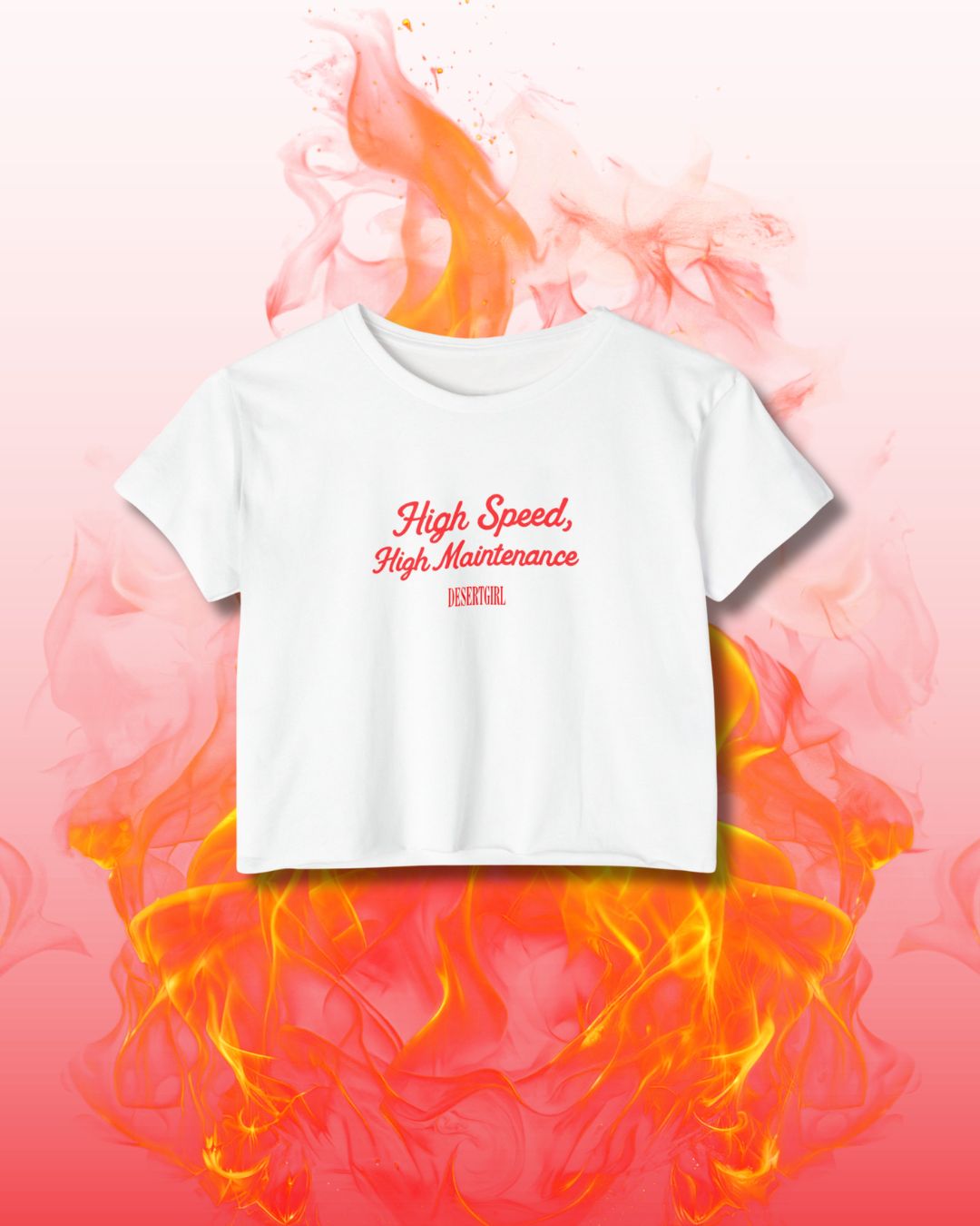 High Speed, High Maintenance Crop Tee