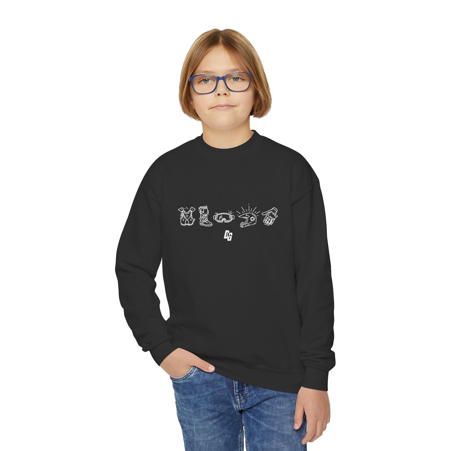 Moto Must-Haves Youth Crewneck