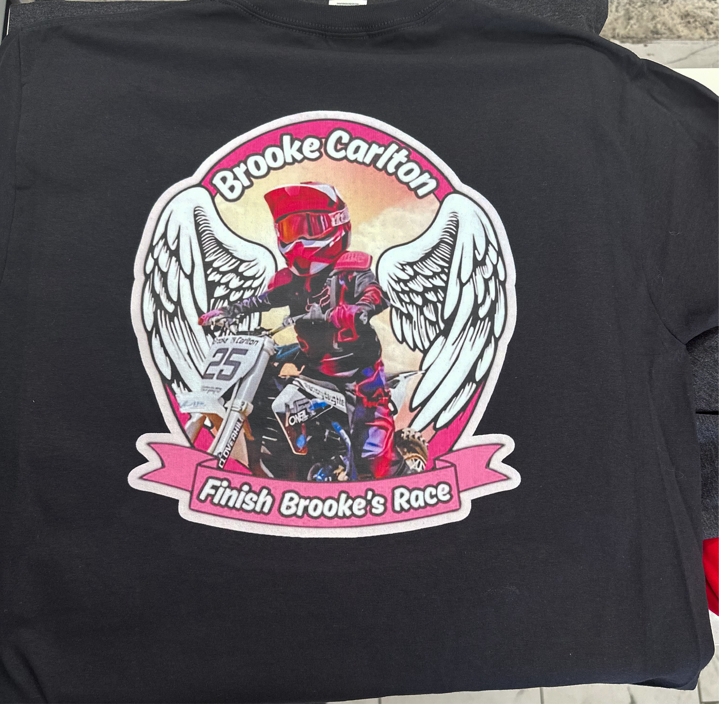 Ride for Brooke - Wings Short Sleeve Tee