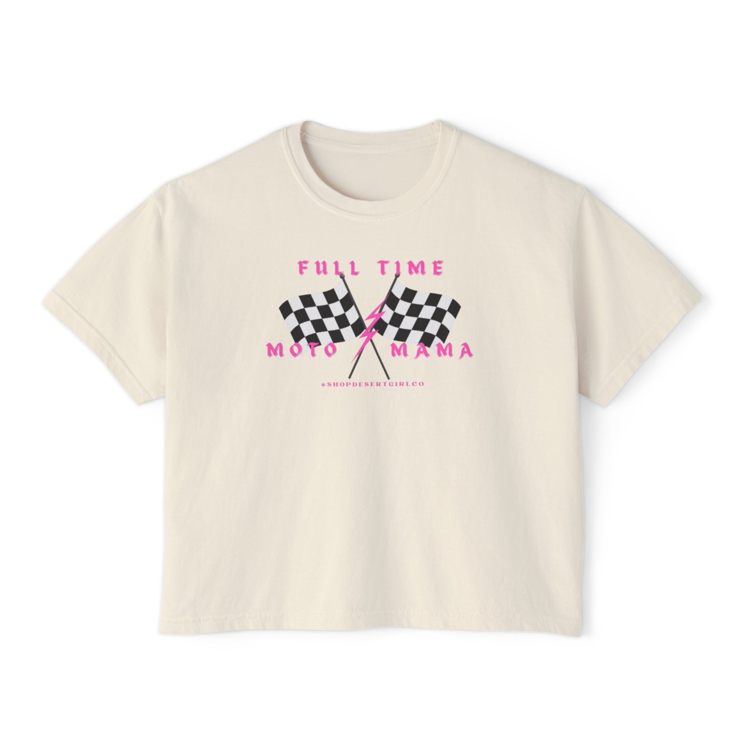 FULL TIME MOTO MAMA - BOXY TEE