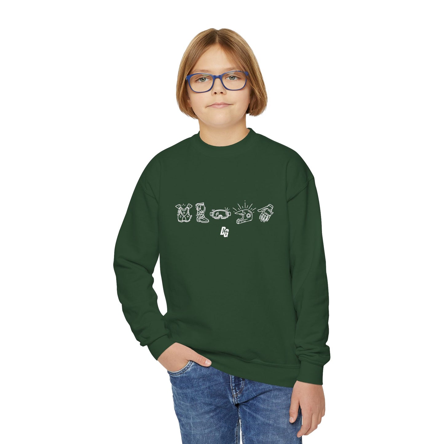 Moto Must-Haves Youth Crewneck