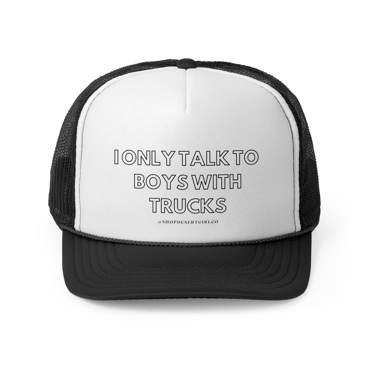 TALK TO BOYS TRUCKER HAT - TRUCK