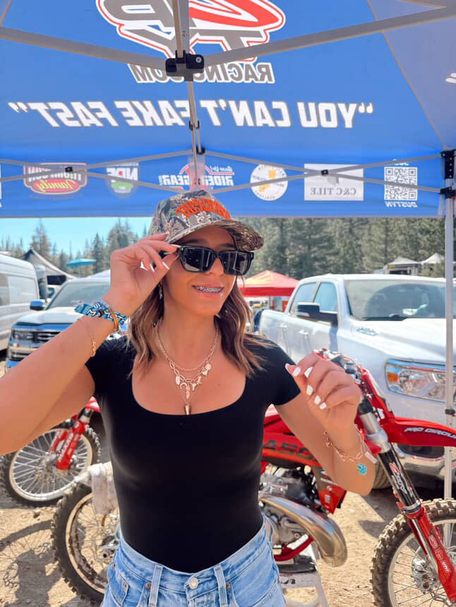 The Desert Girl Camo Trucker