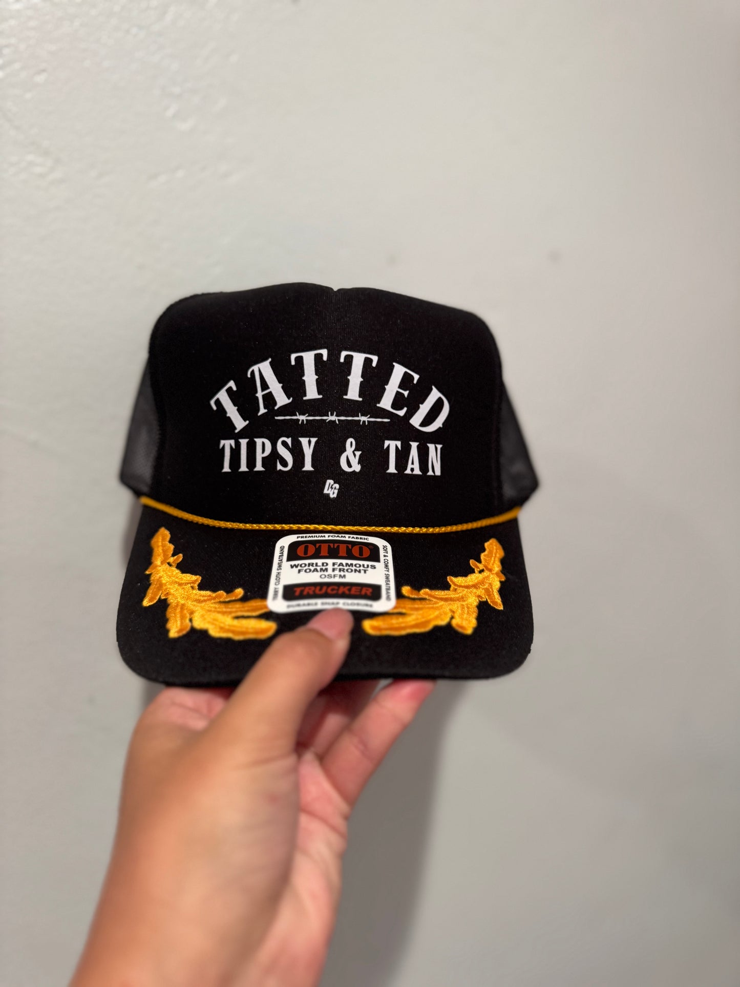 TATTED TIPSY TAN Trucker