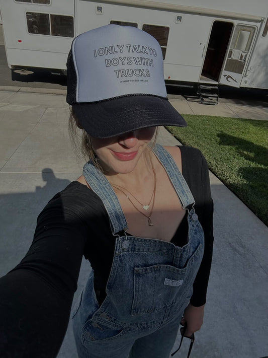 TALK TO BOYS TRUCKER HAT - TRUCK
