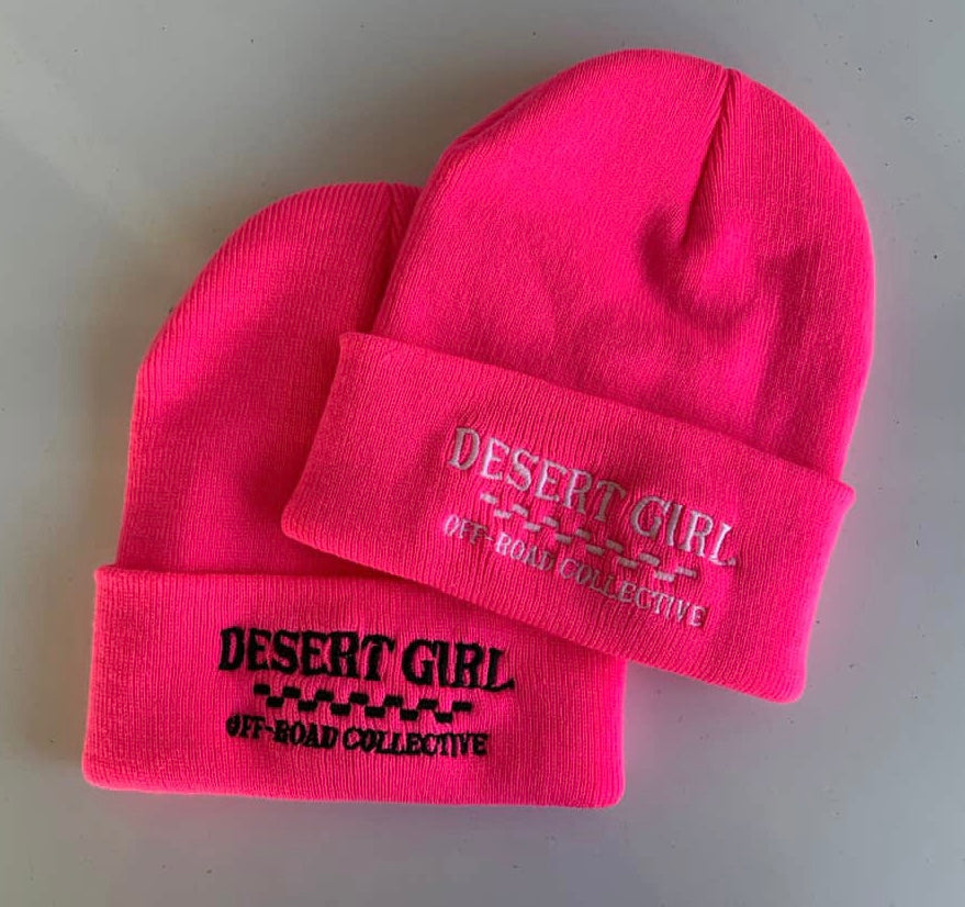 Desert Girl Off-Road Collective Pink Beanie