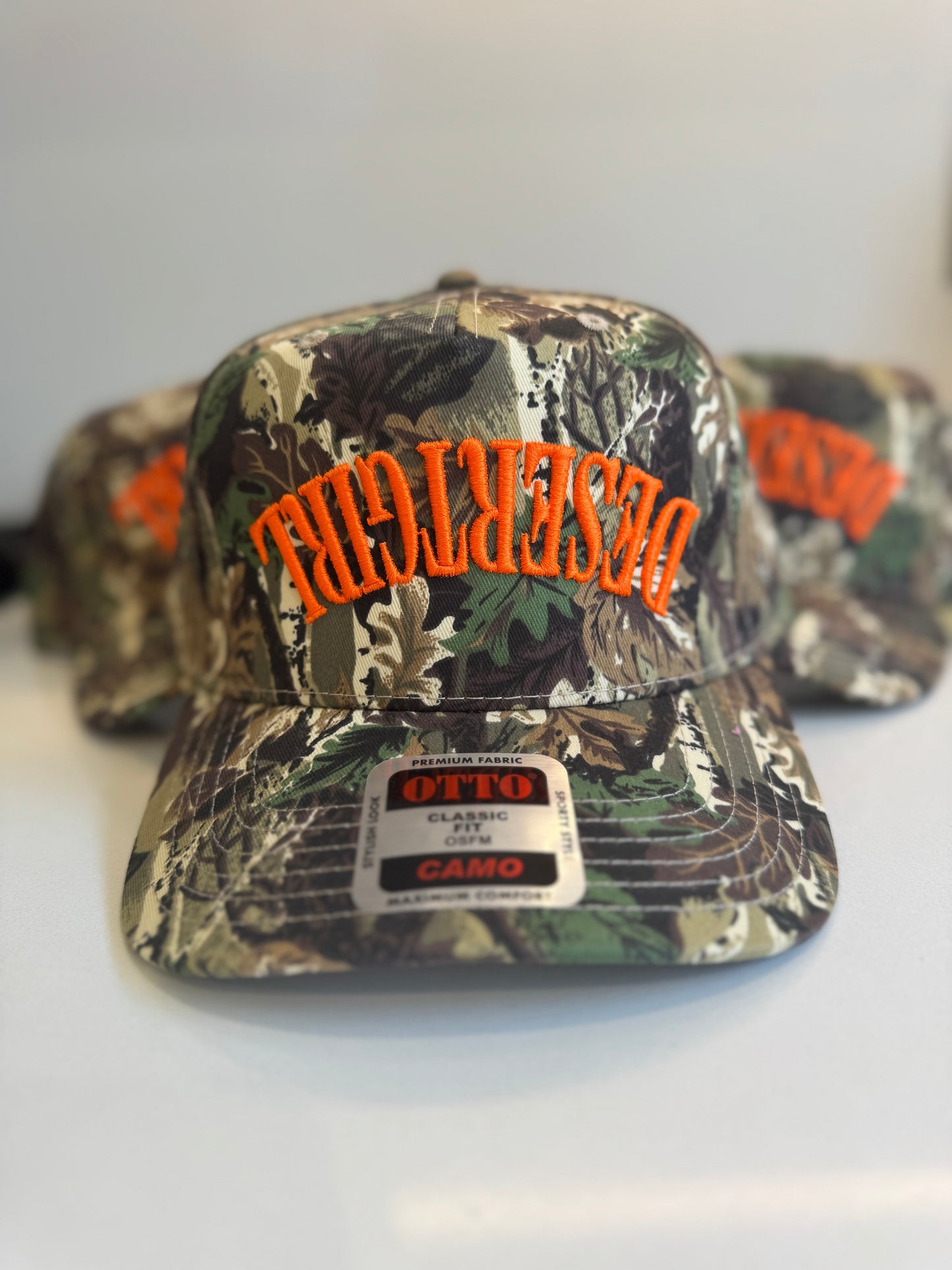 The Desert Girl Camo Trucker
