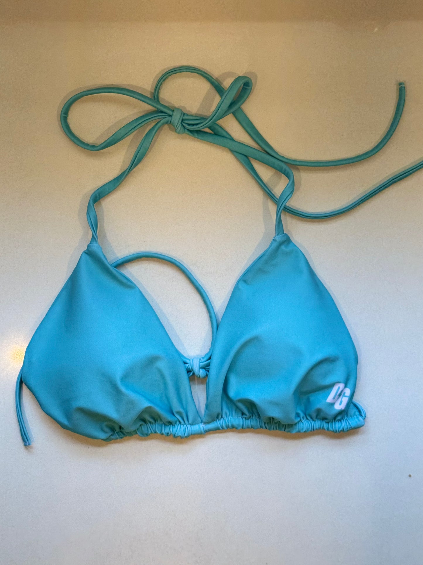 Desert Girl Turquoise Triangle Bikini Set