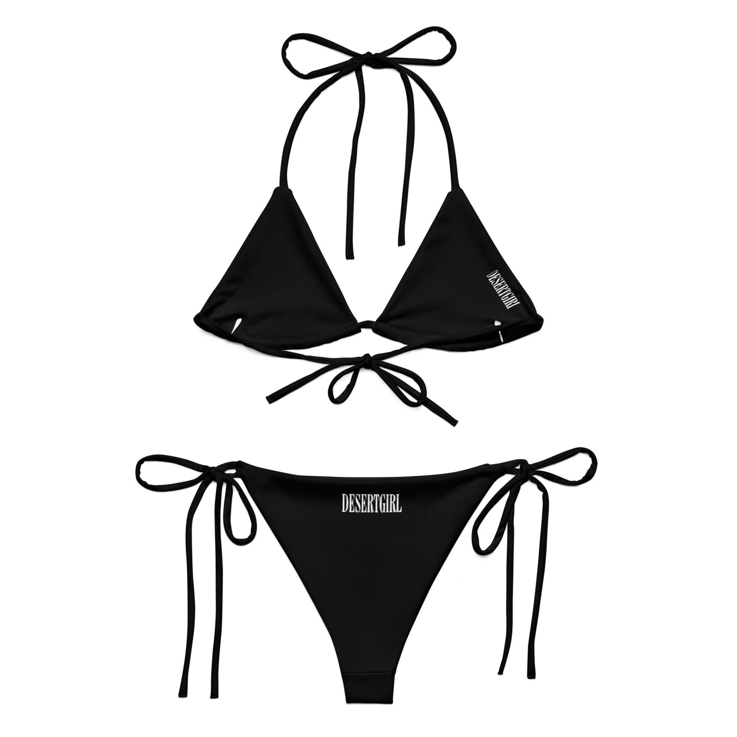 DG Black Triangle Bikini Set