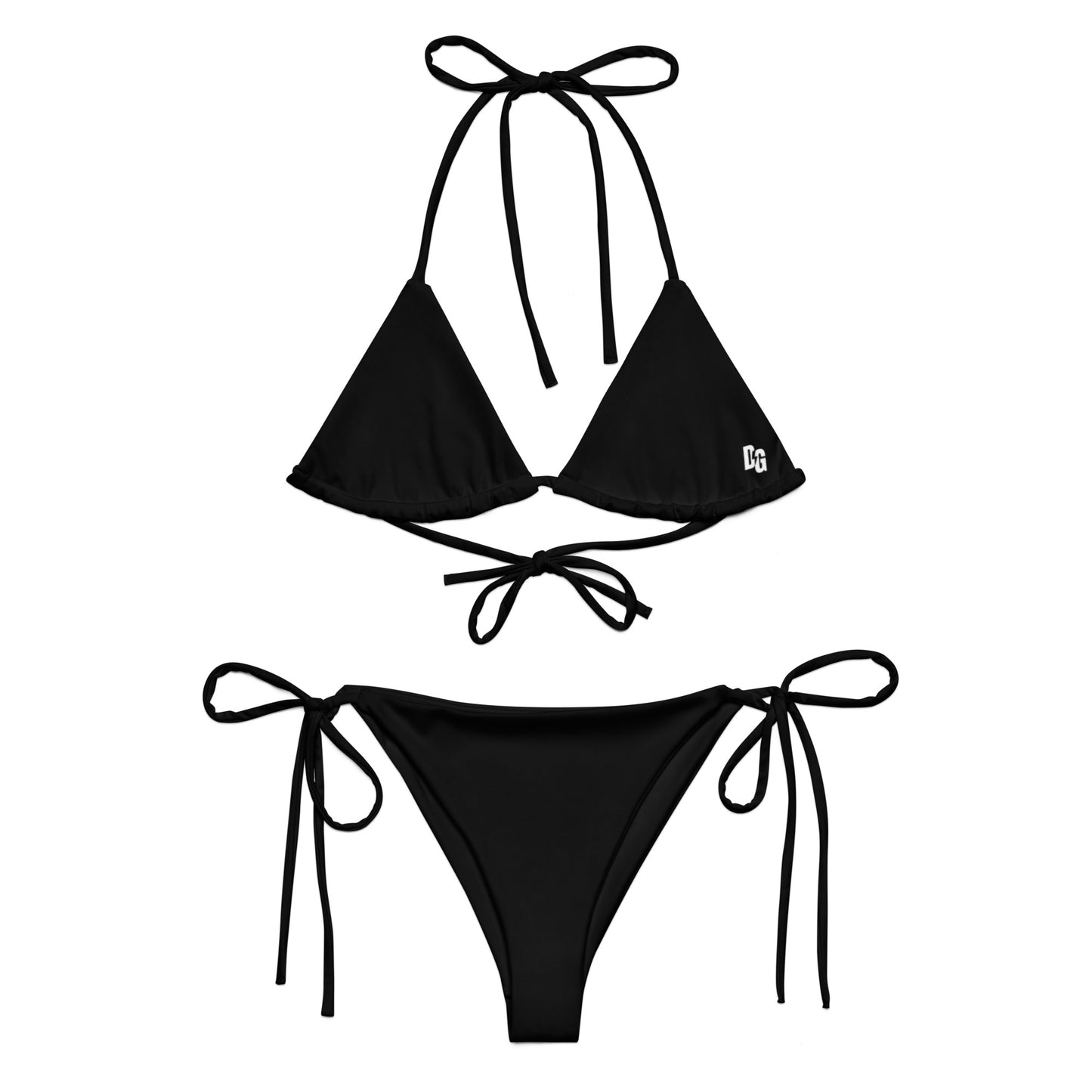 DG Black Triangle Bikini Set