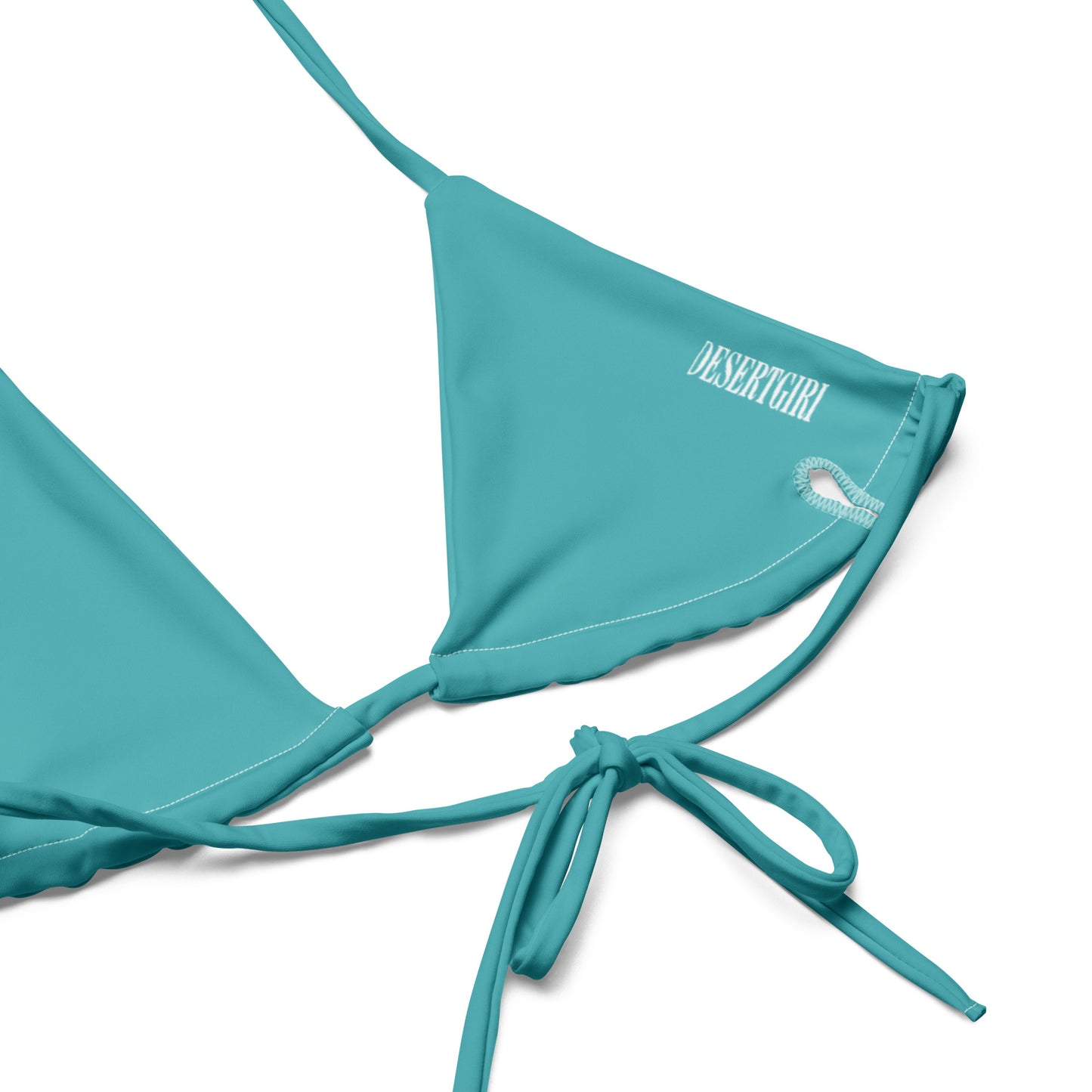 Desert Girl Turquoise Triangle Bikini Set