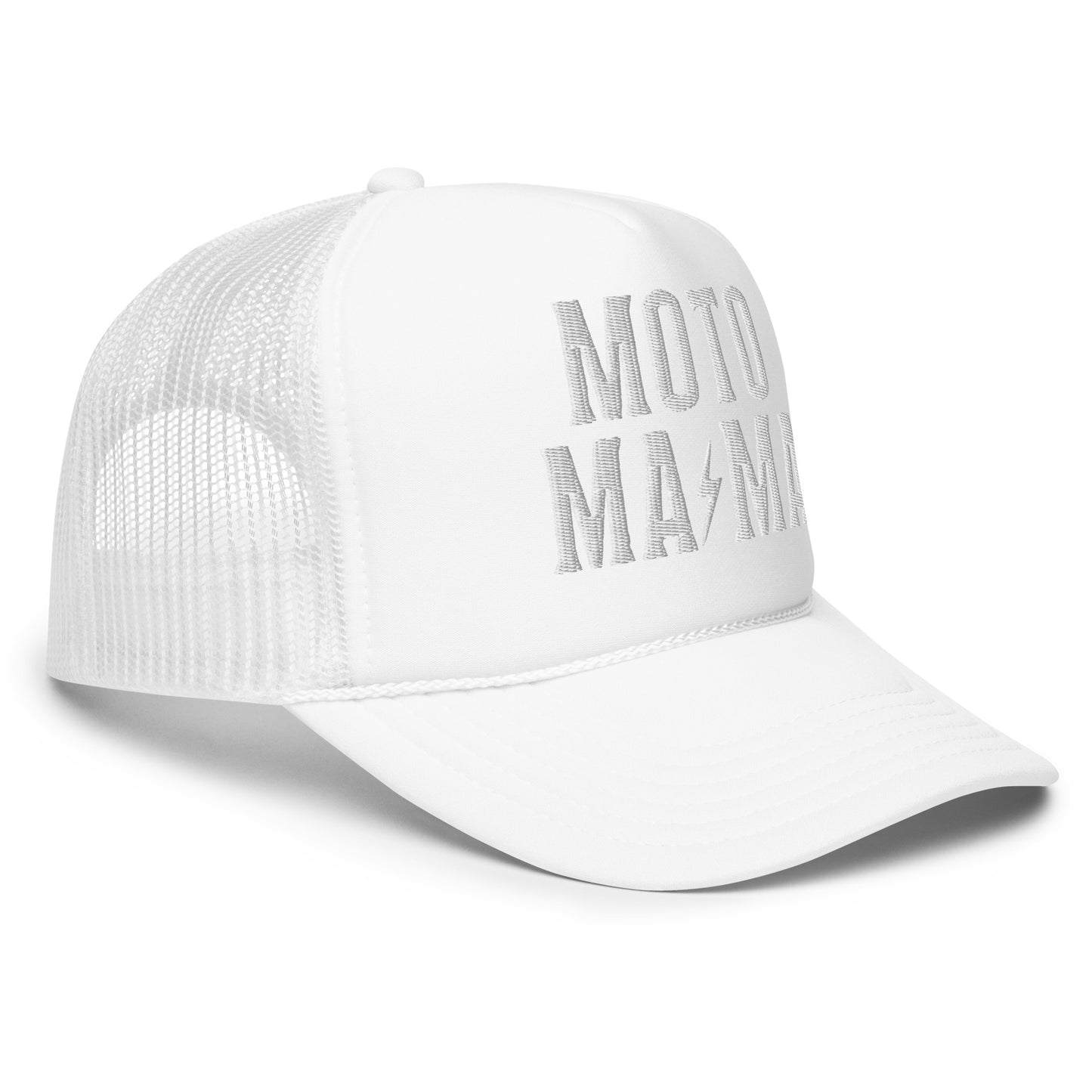 MOTO MAMA TRUCKER - CLASSIC WHITE