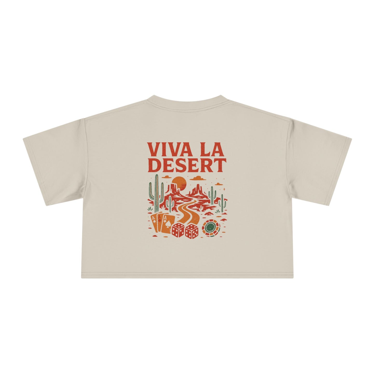 Viva La Desert Cropped Short Sleeve Tee