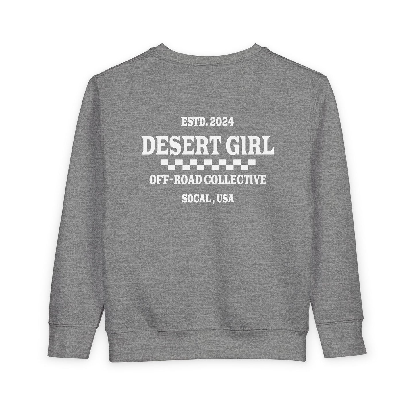 Desert Girl ll Off-Road Collective Toddler Crewneck Sweatshirt
