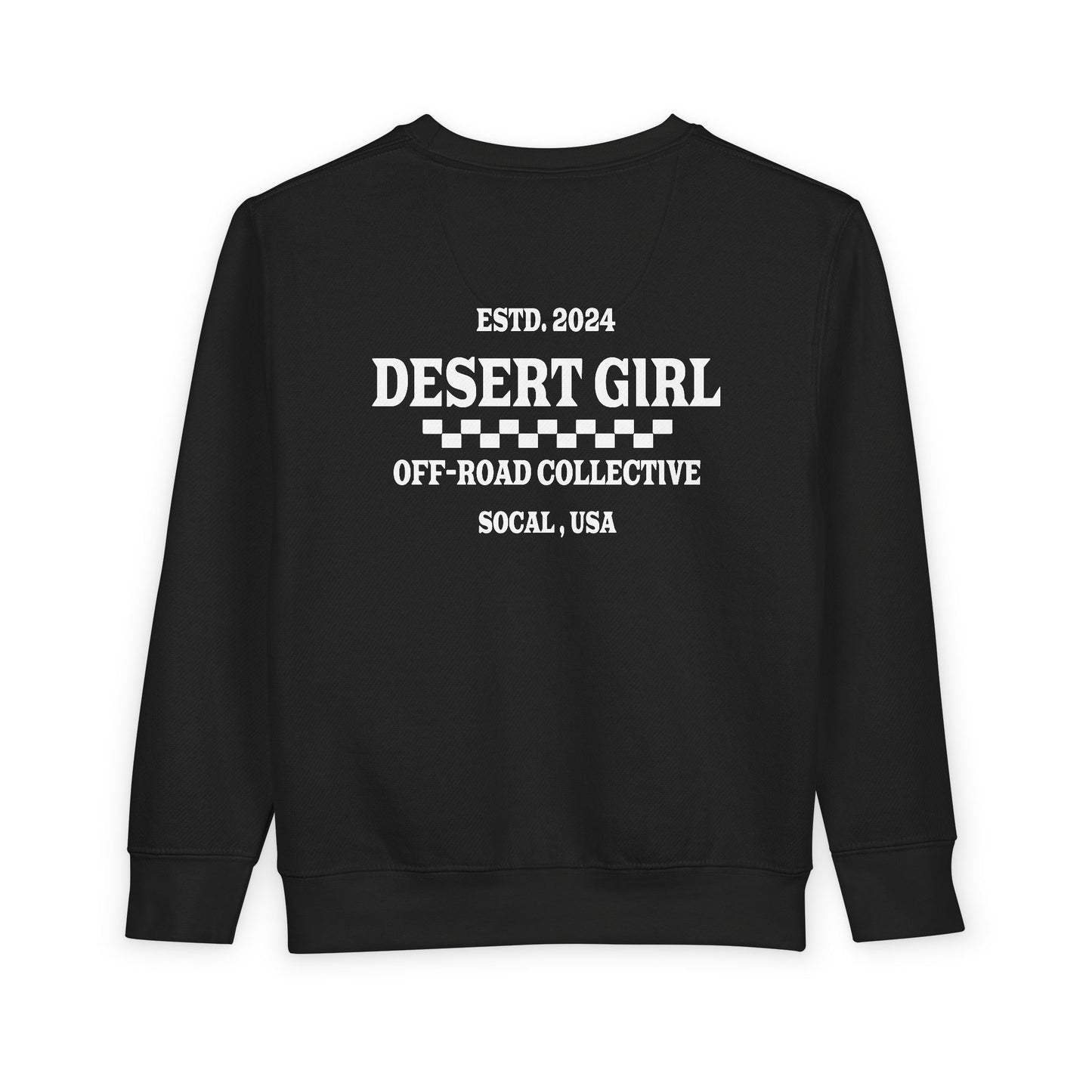 Desert Girl ll Off-Road Collective Toddler Crewneck Sweatshirt