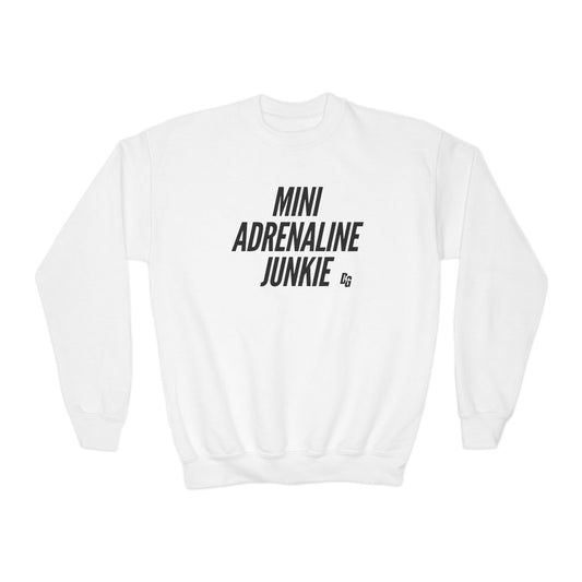 Mini Adrenaline Junkie Youth Crewneck