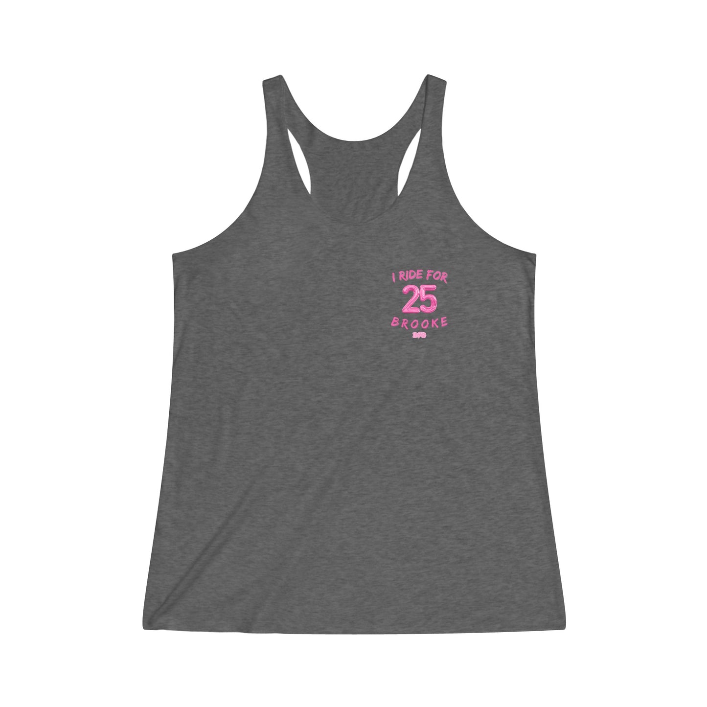 Ride for Brooke Womens Racerback Tank