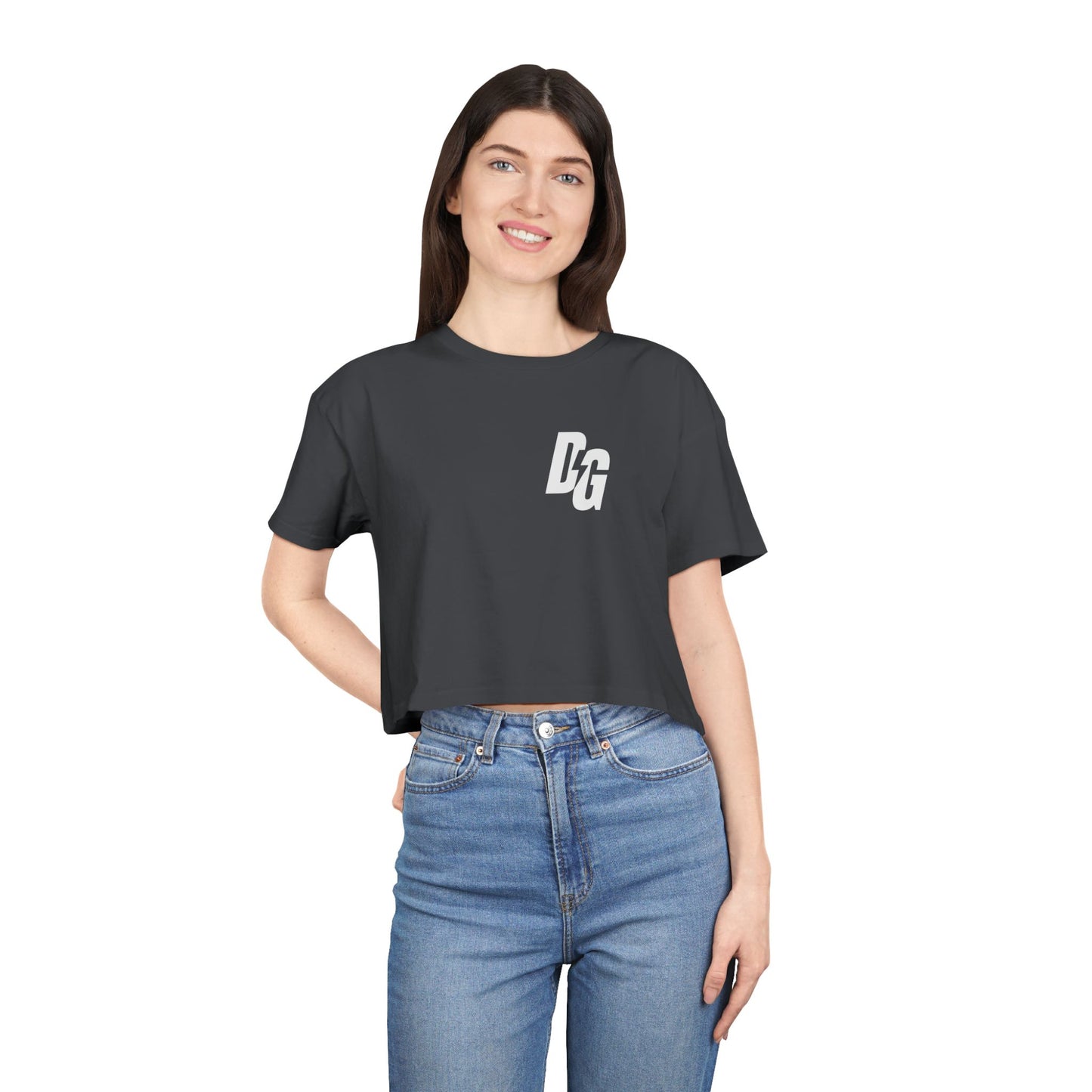 Get In Loser - DESERT Cropped Tee