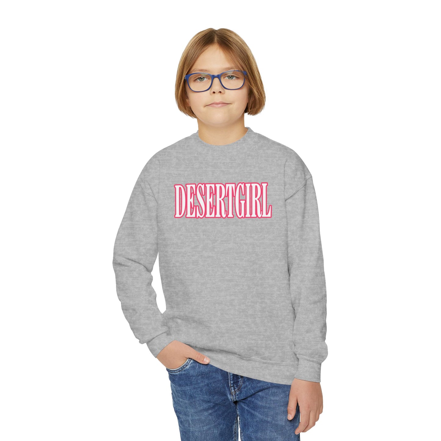 DESERT GIRL Youth Crewneck Sweatshirt