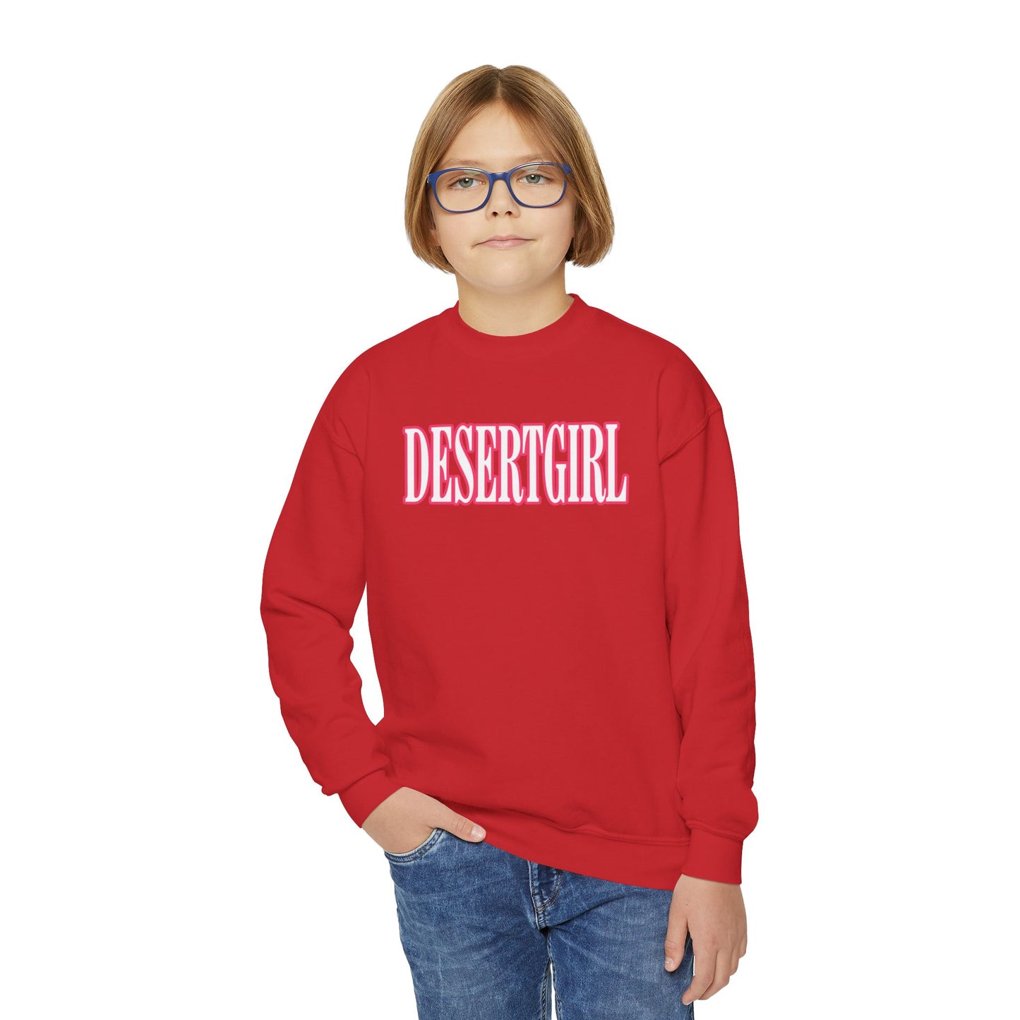 DESERT GIRL Youth Crewneck Sweatshirt