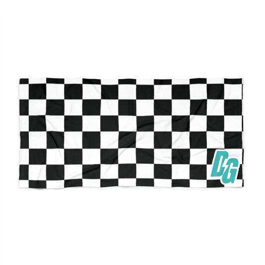 DG Towel - Checkered Teal