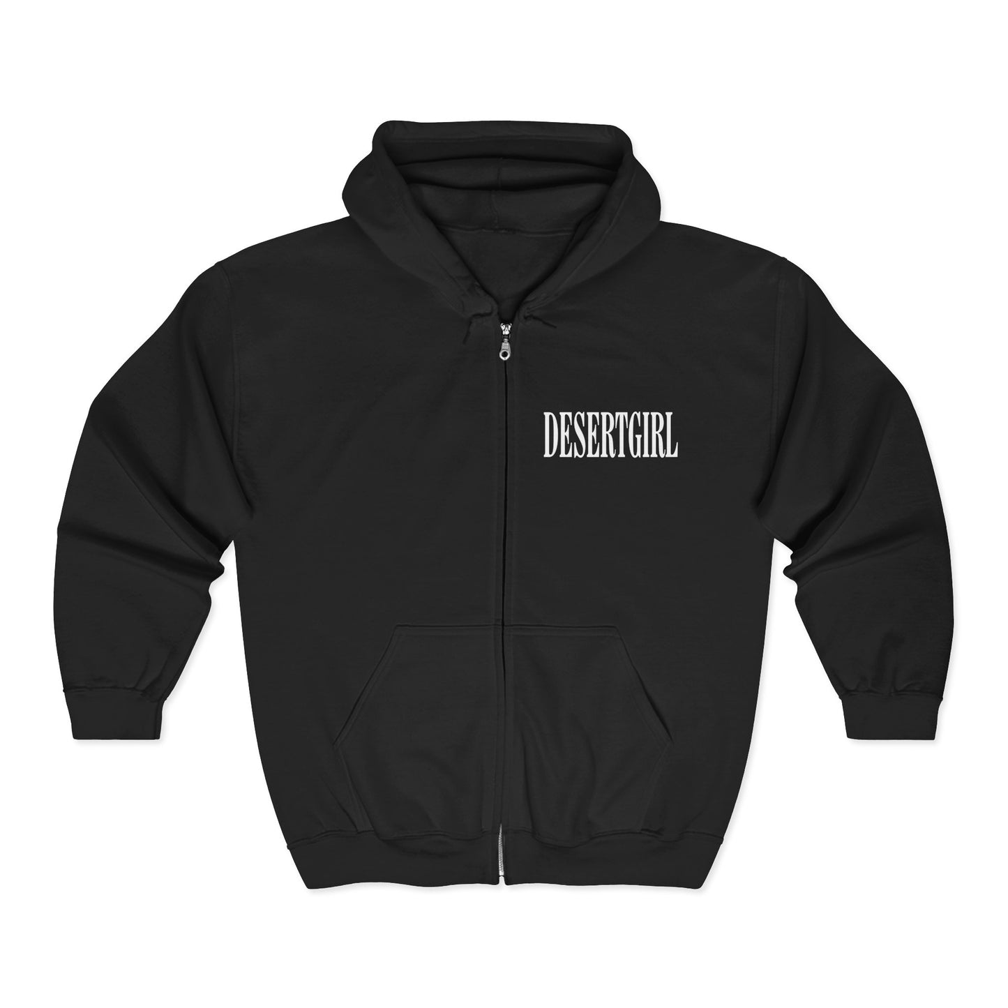 Checkerboard Badge Zip-Up Hoodie