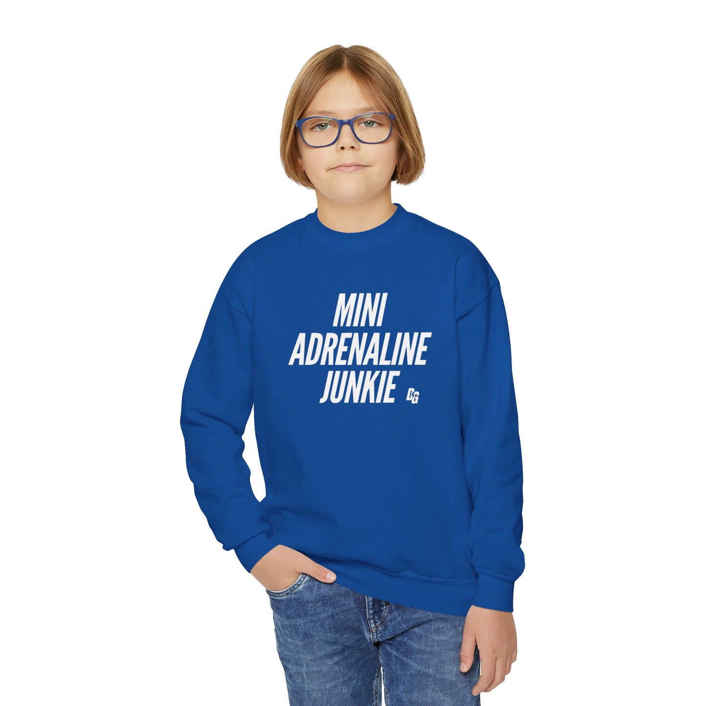 Mini Adrenaline Junkie Youth Crewneck