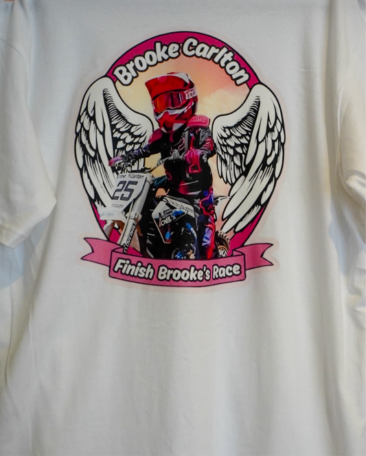 Ride for Brooke - Wings Short Sleeve Tee