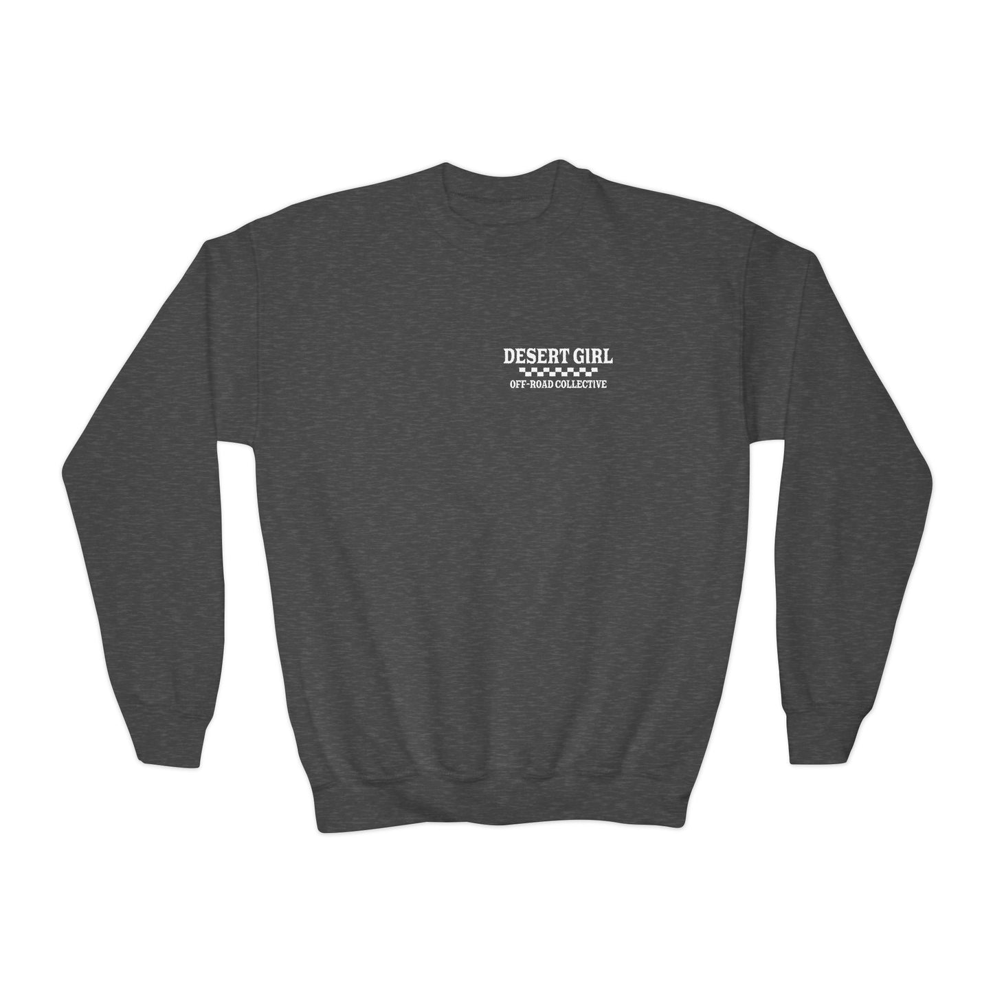 Desert Girl ll Off-Road Collective Youth Crewneck Sweatshirt