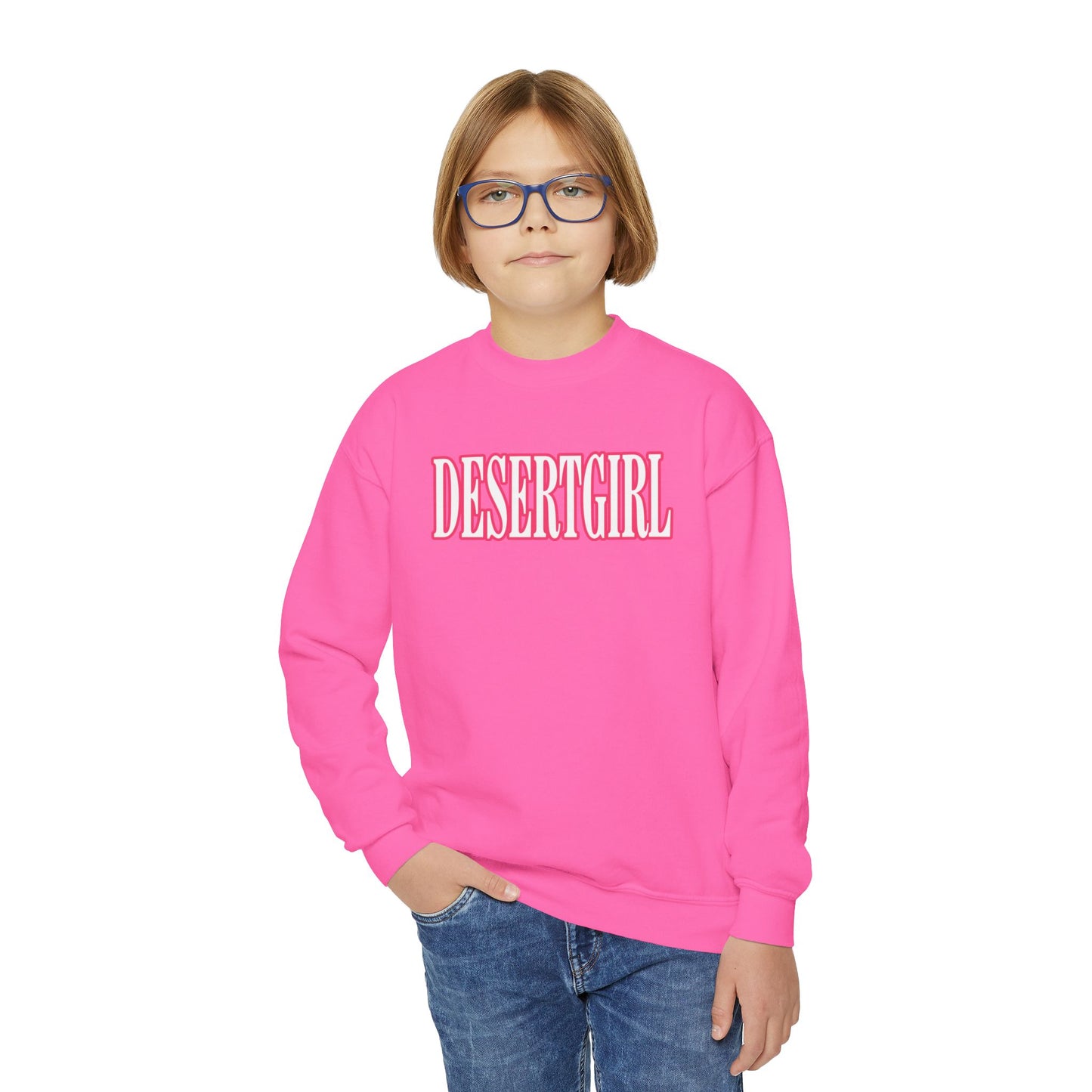 DESERT GIRL Youth Crewneck Sweatshirt