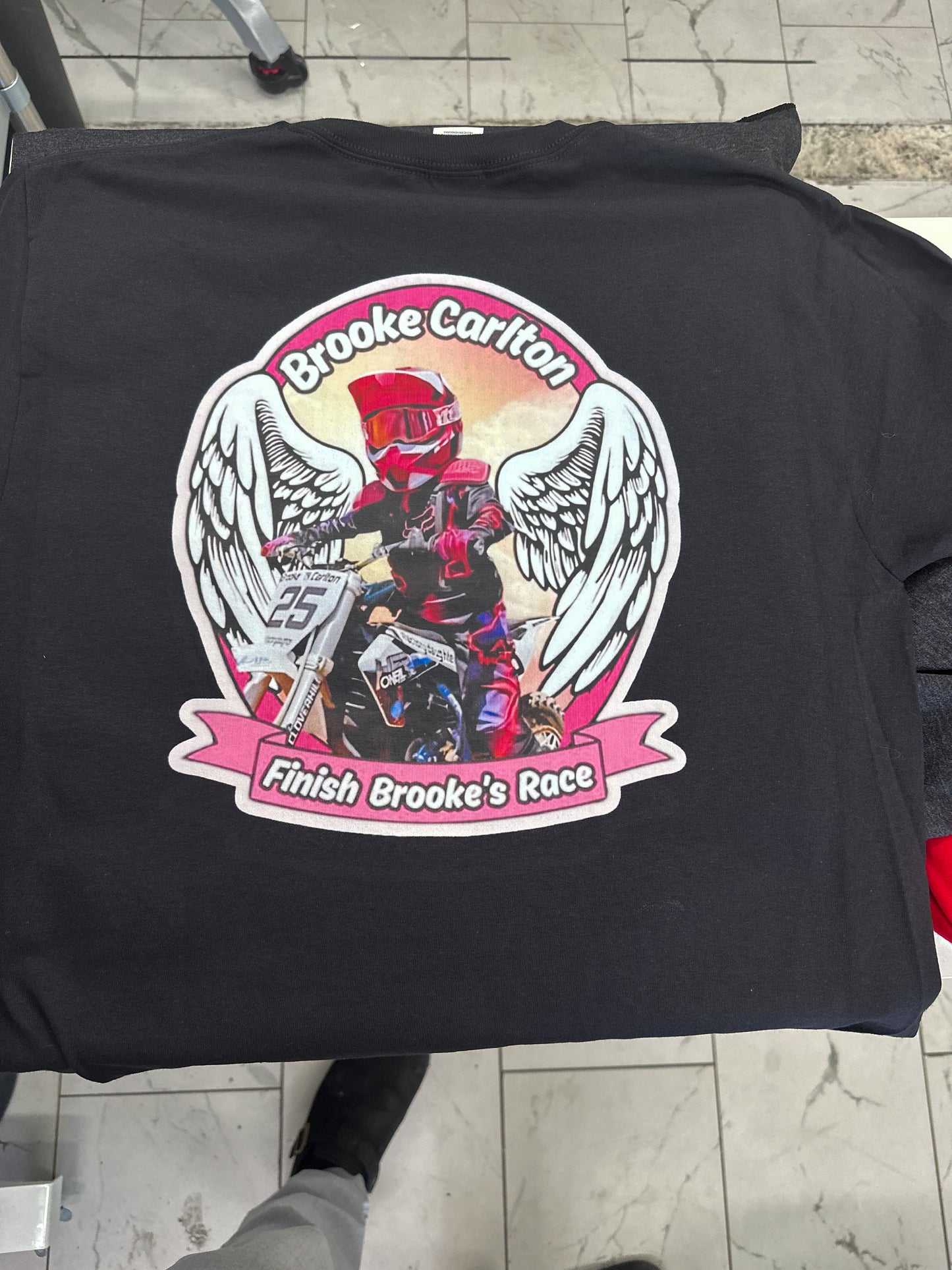 Ride for Brooke - Wings Short Sleeve Tee