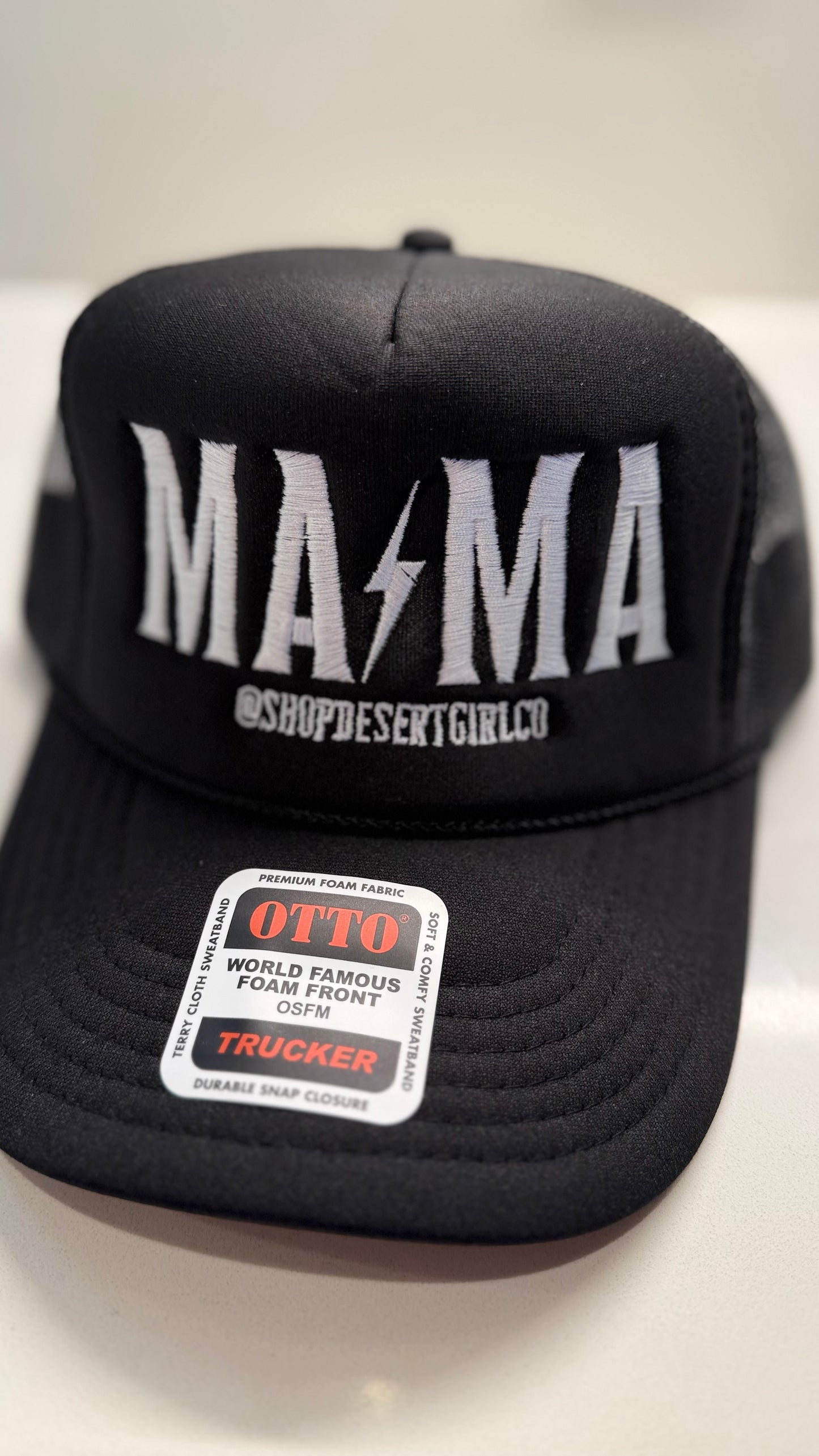 MAMA Trucker Hat - White